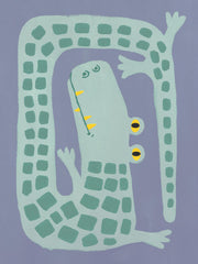 Crooked Crocodile Print