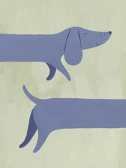 Double Dachshund Print