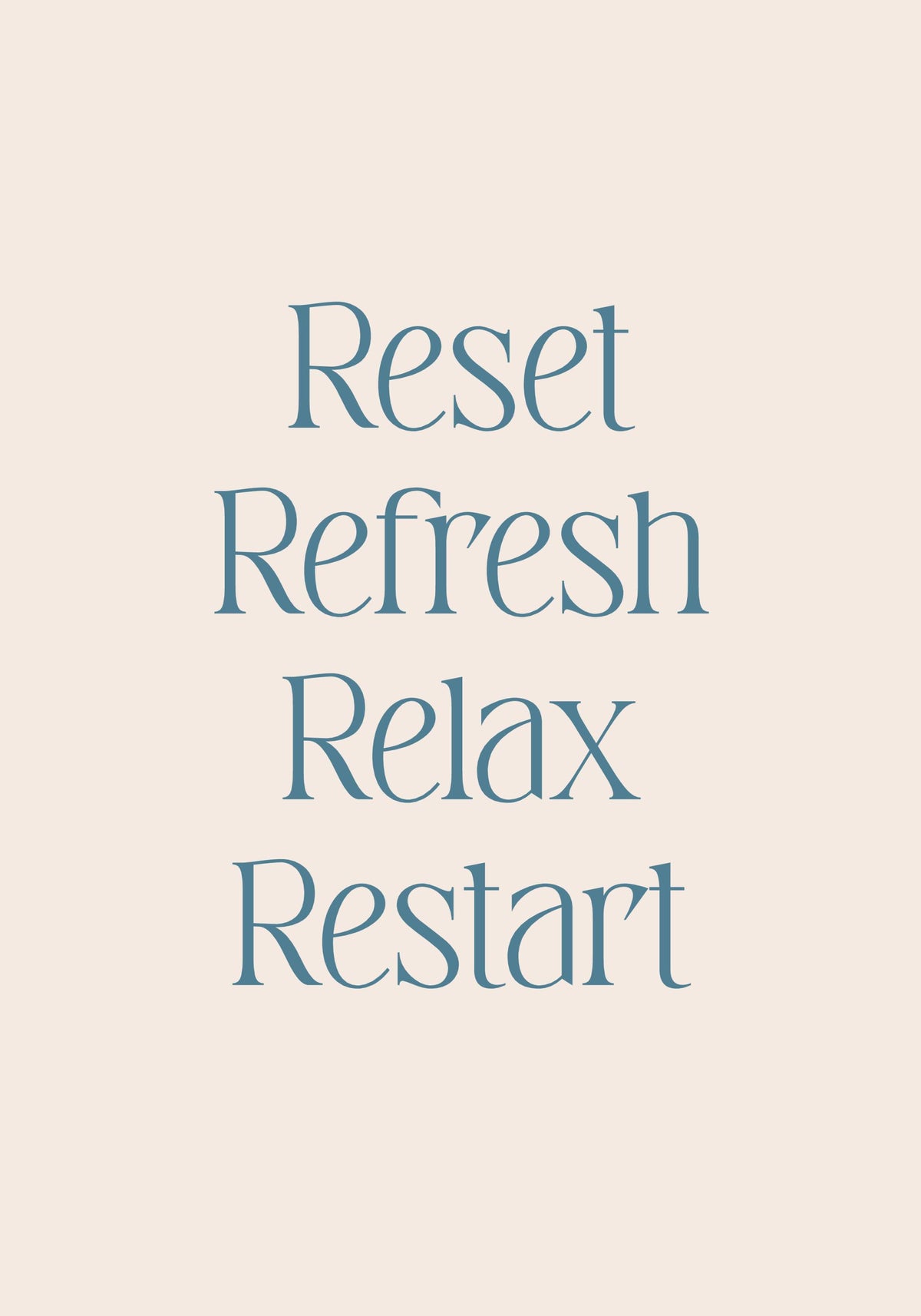 Reset Print
