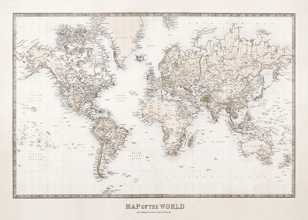 Map of the World Print