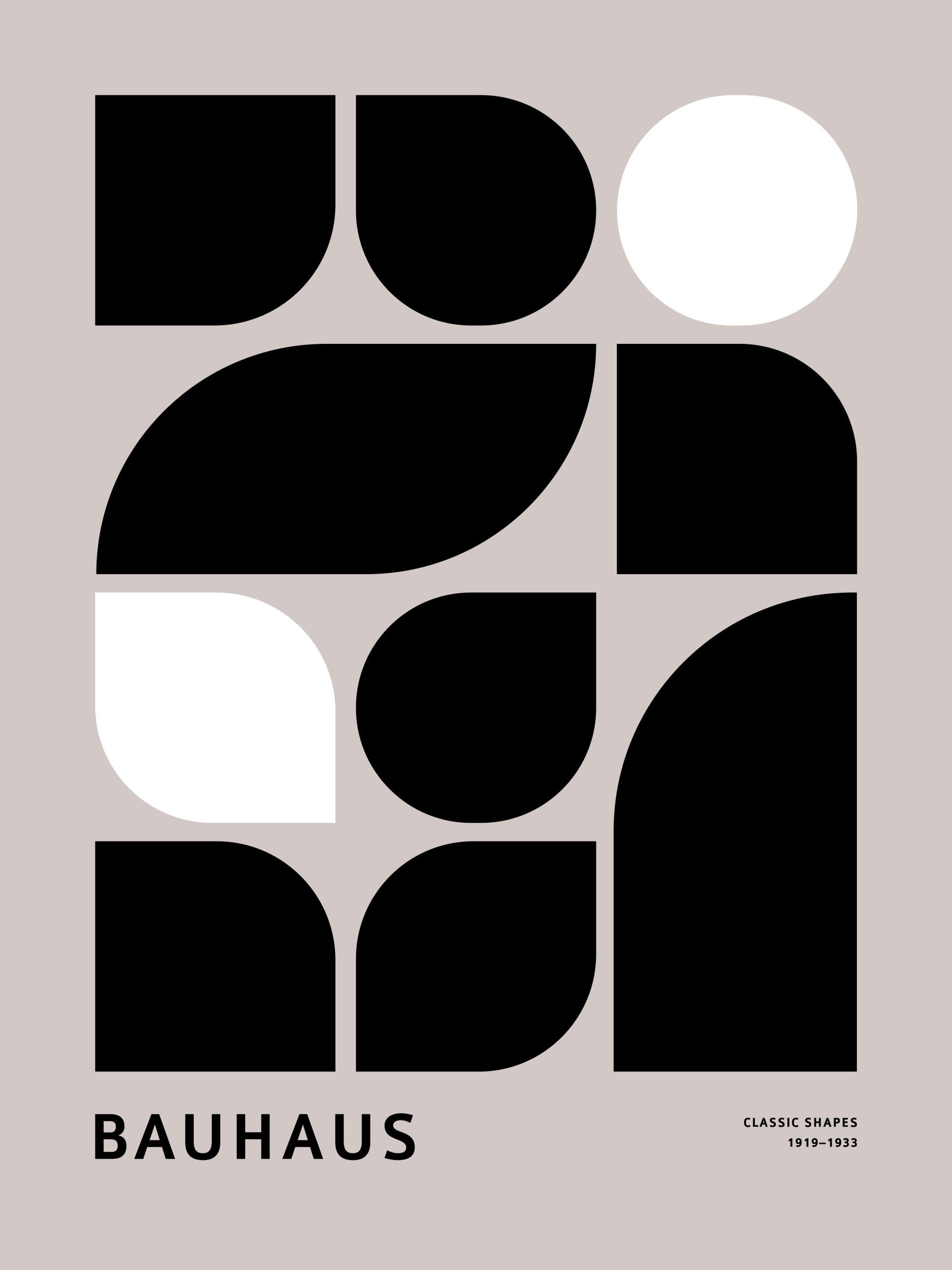 Bauhaus Classic Shapes Print