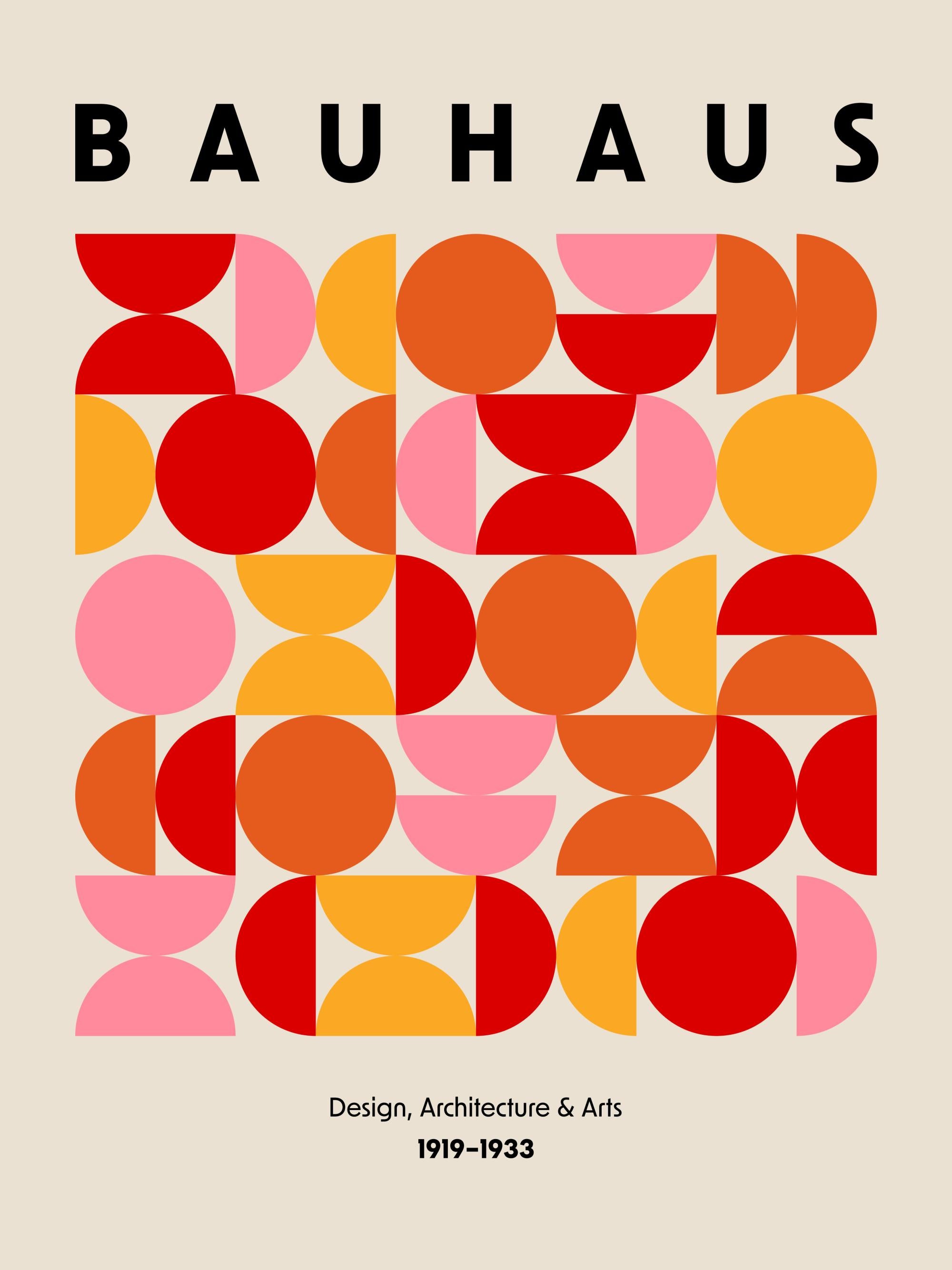 Bauhaus Shapes Print
