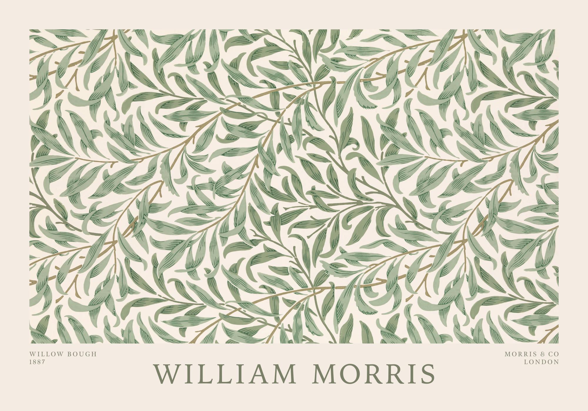 William Morris - Willow Bough Landscape Print