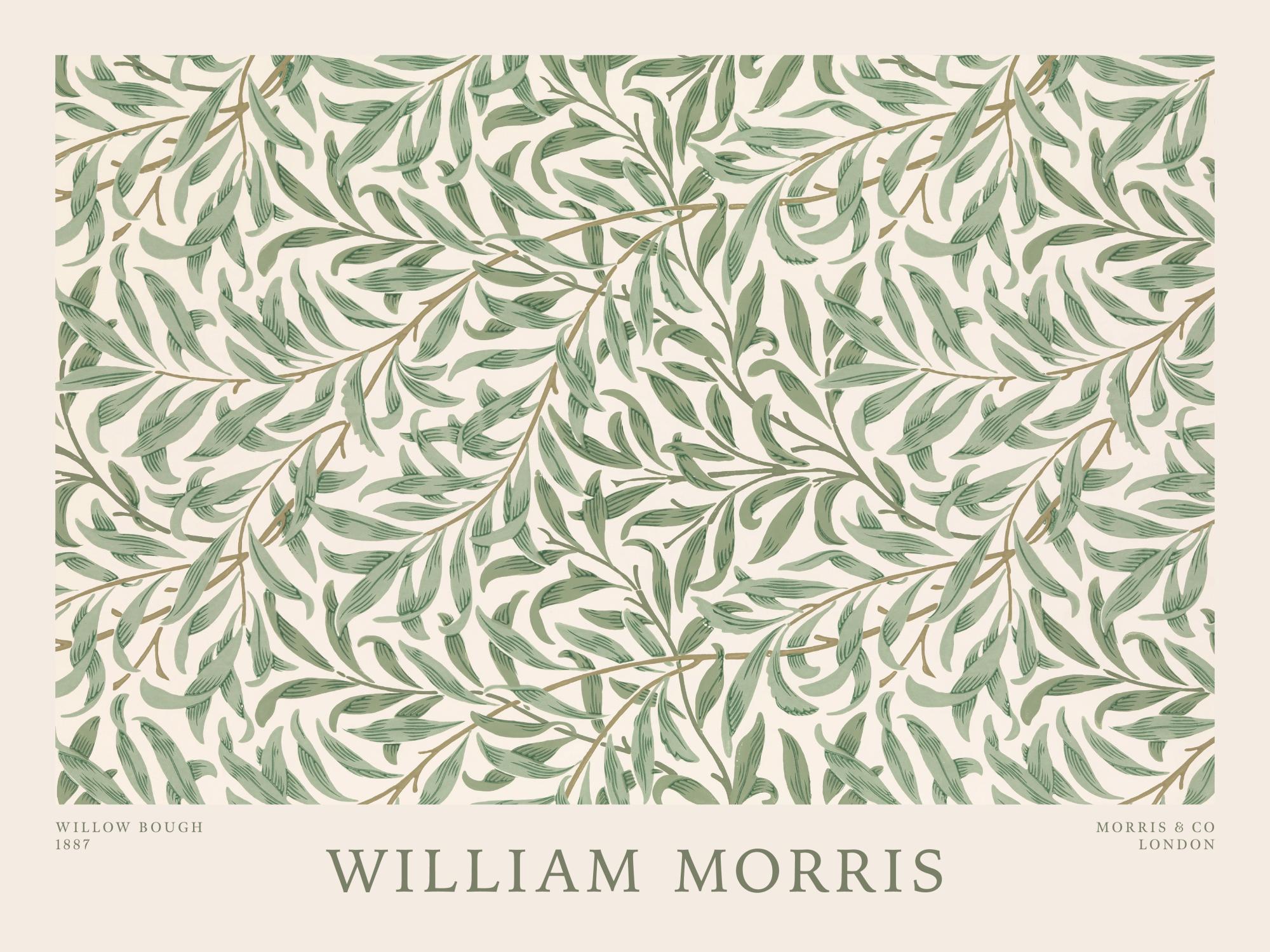 William Morris - Willow Bough Landscape Print