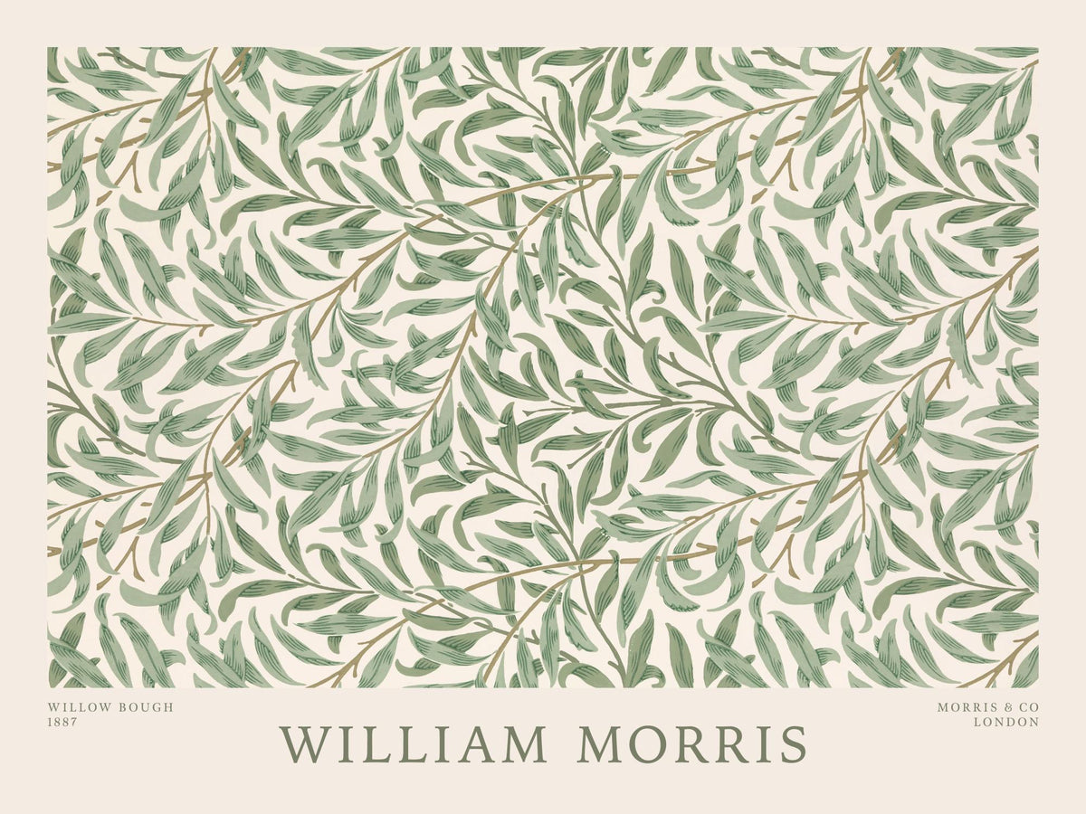 William Morris - Willow Bough Landscape Print