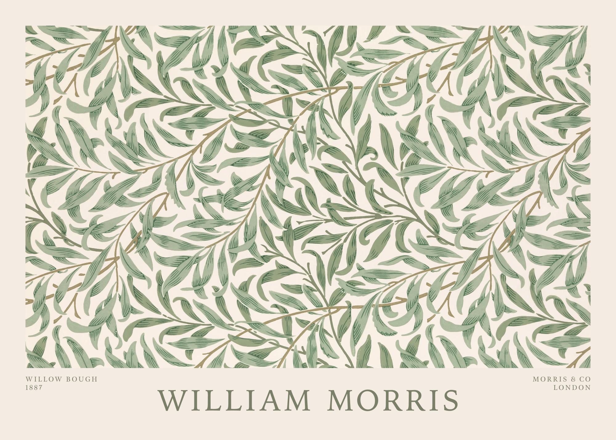 William Morris - Willow Bough Landscape Print