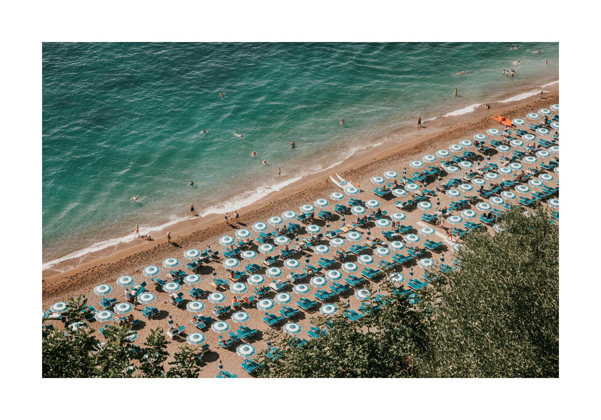 Positano Beach Front Print