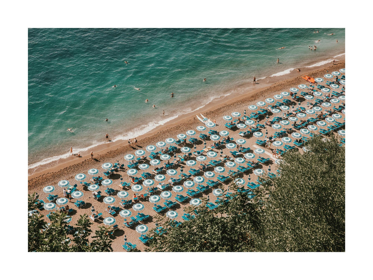Positano Beach Front Print