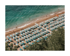 Positano Beach Front Print