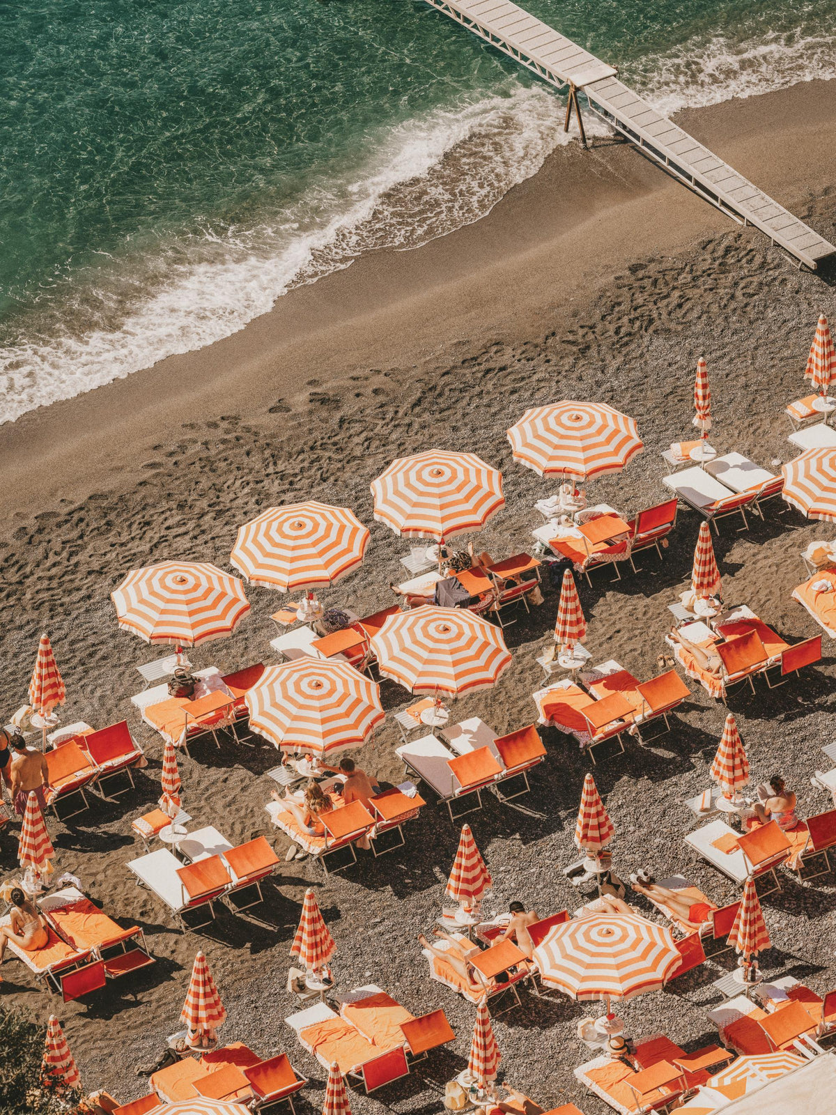 Positano Beach Club Print