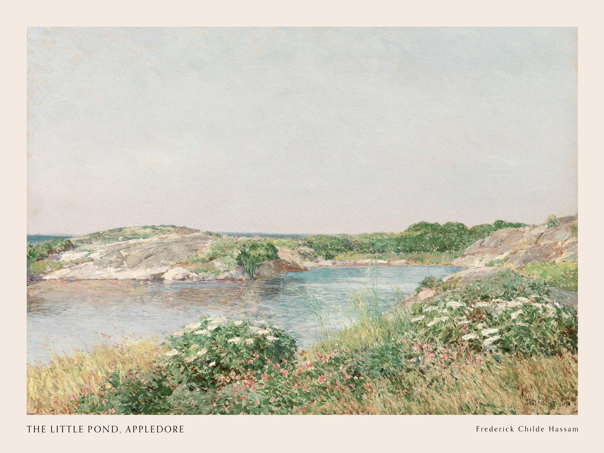 Frederick Childe Hassam - The Little Pond, Appledore Print