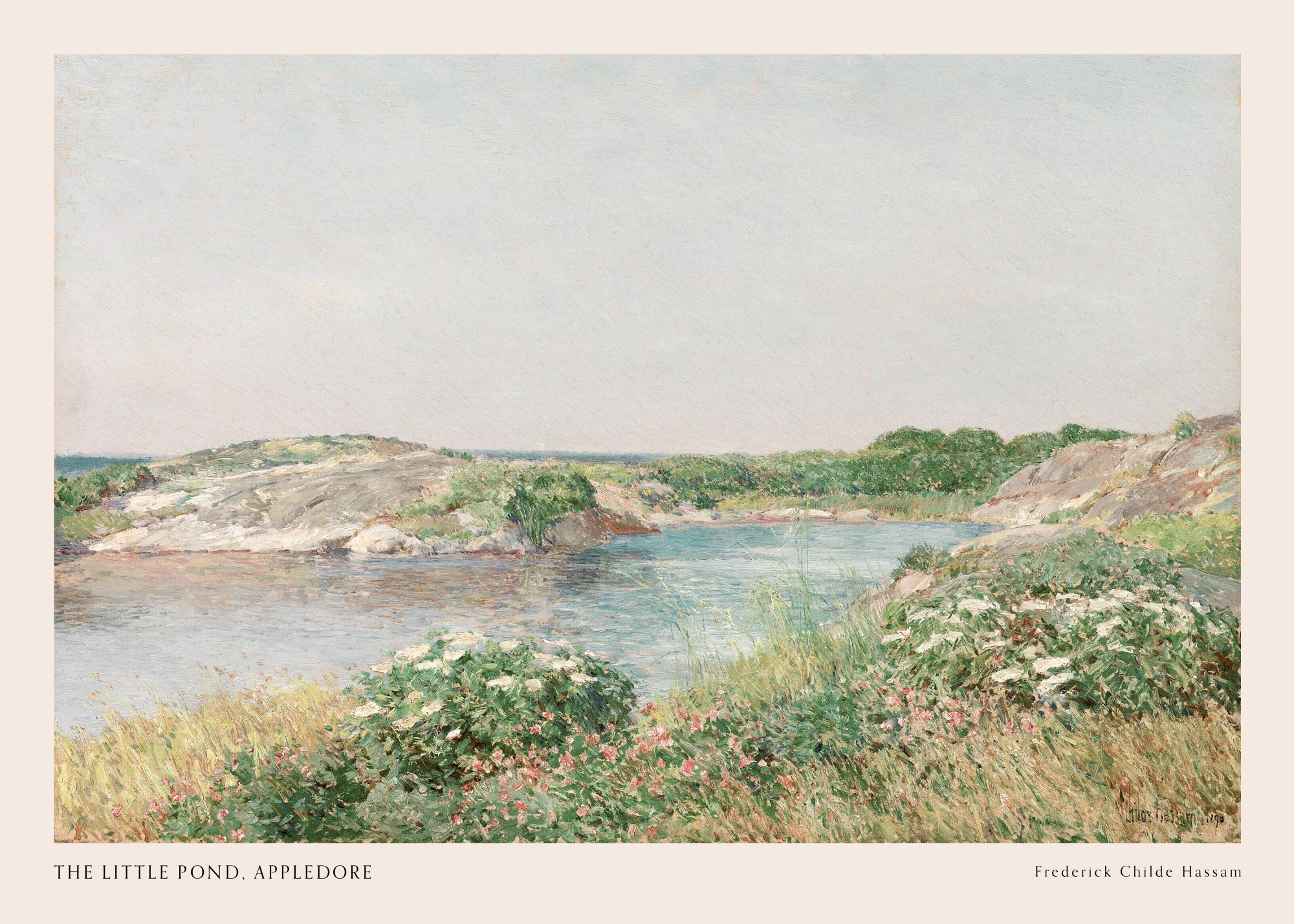 Frederick Childe Hassam - The Little Pond, Appledore Print