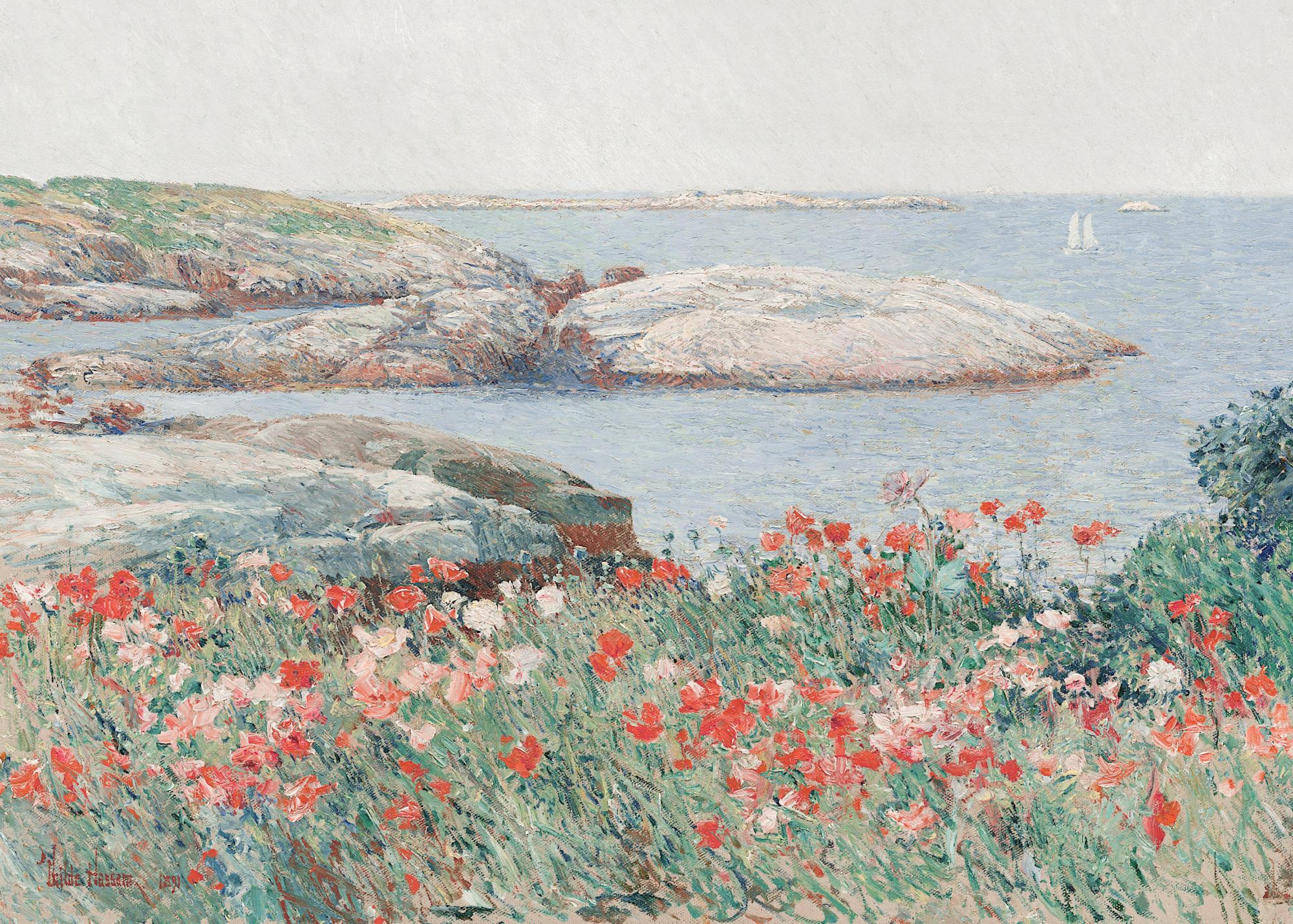 Frederick Childe Hassam - Poppies on the Isles of Shoals Print