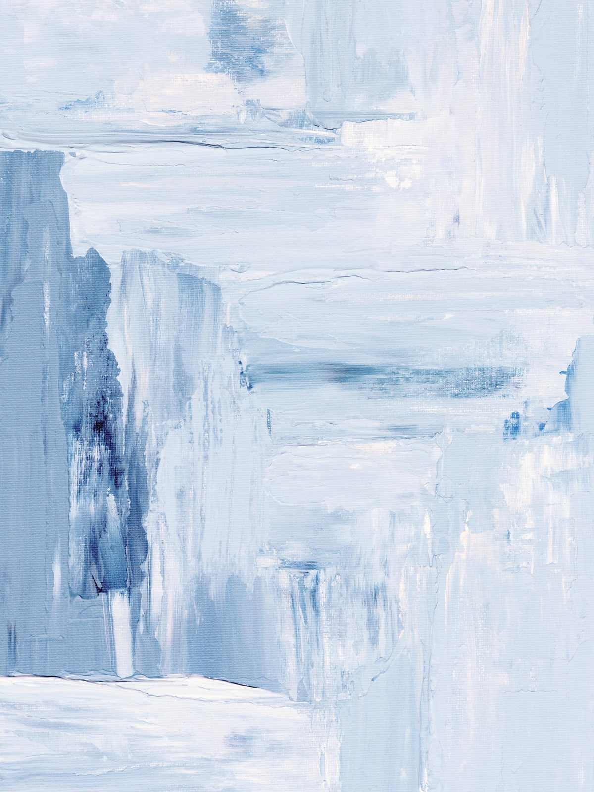 Blue Abstract Painting Print