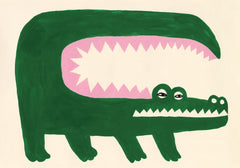 Crocodile Crush Print