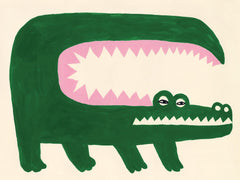 Crocodile Crush Print