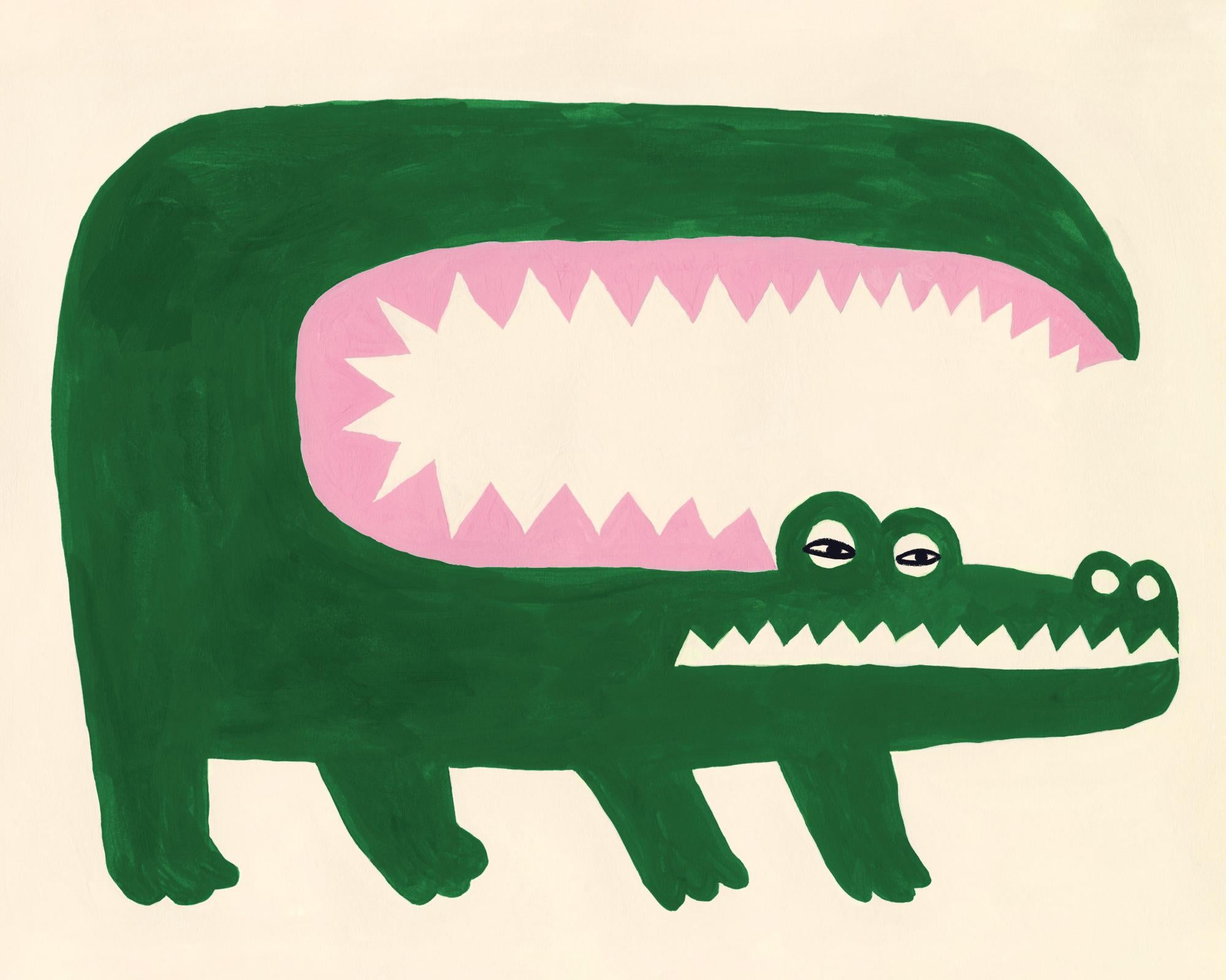 Crocodile Crush Print