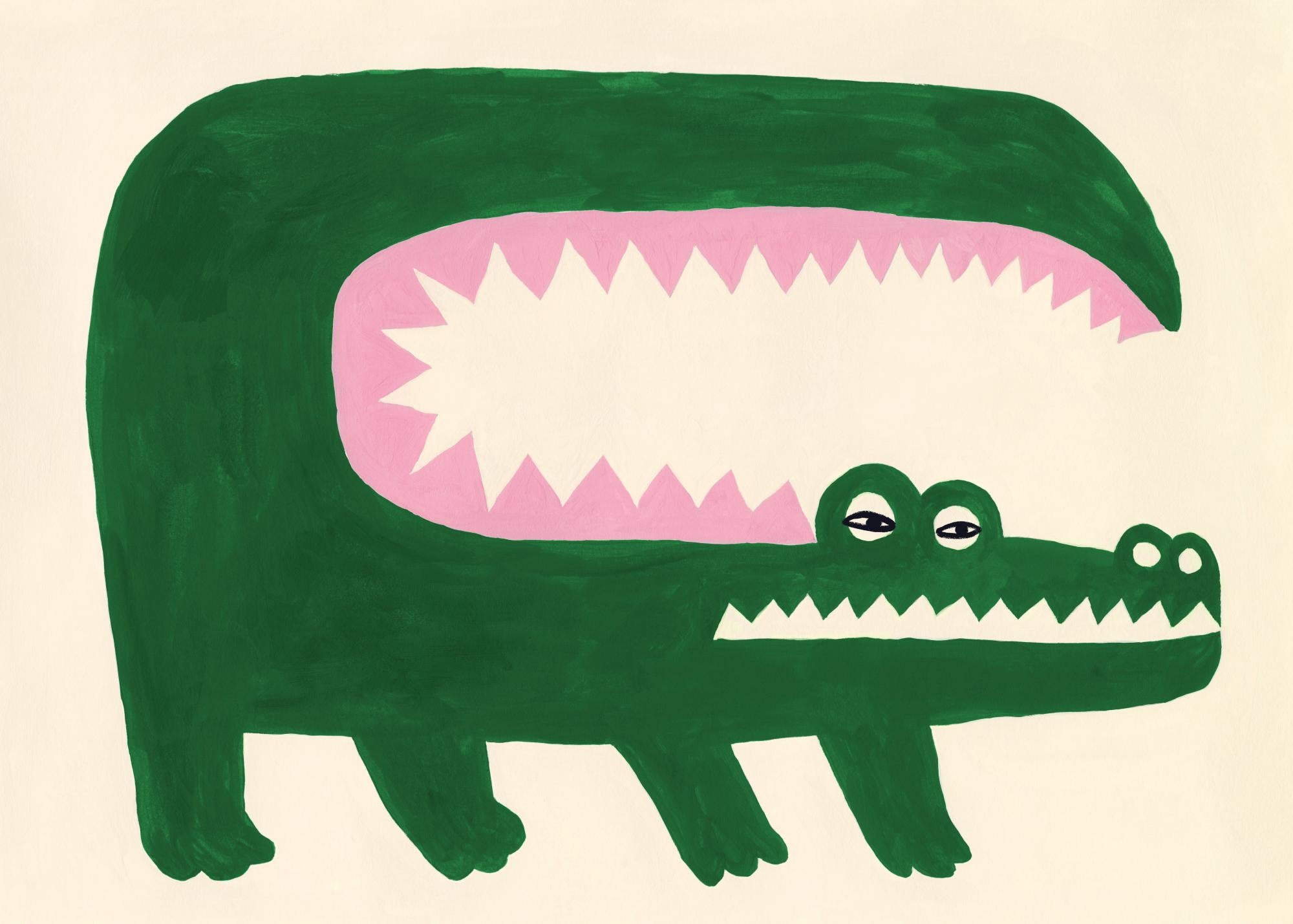Crocodile Crush Print