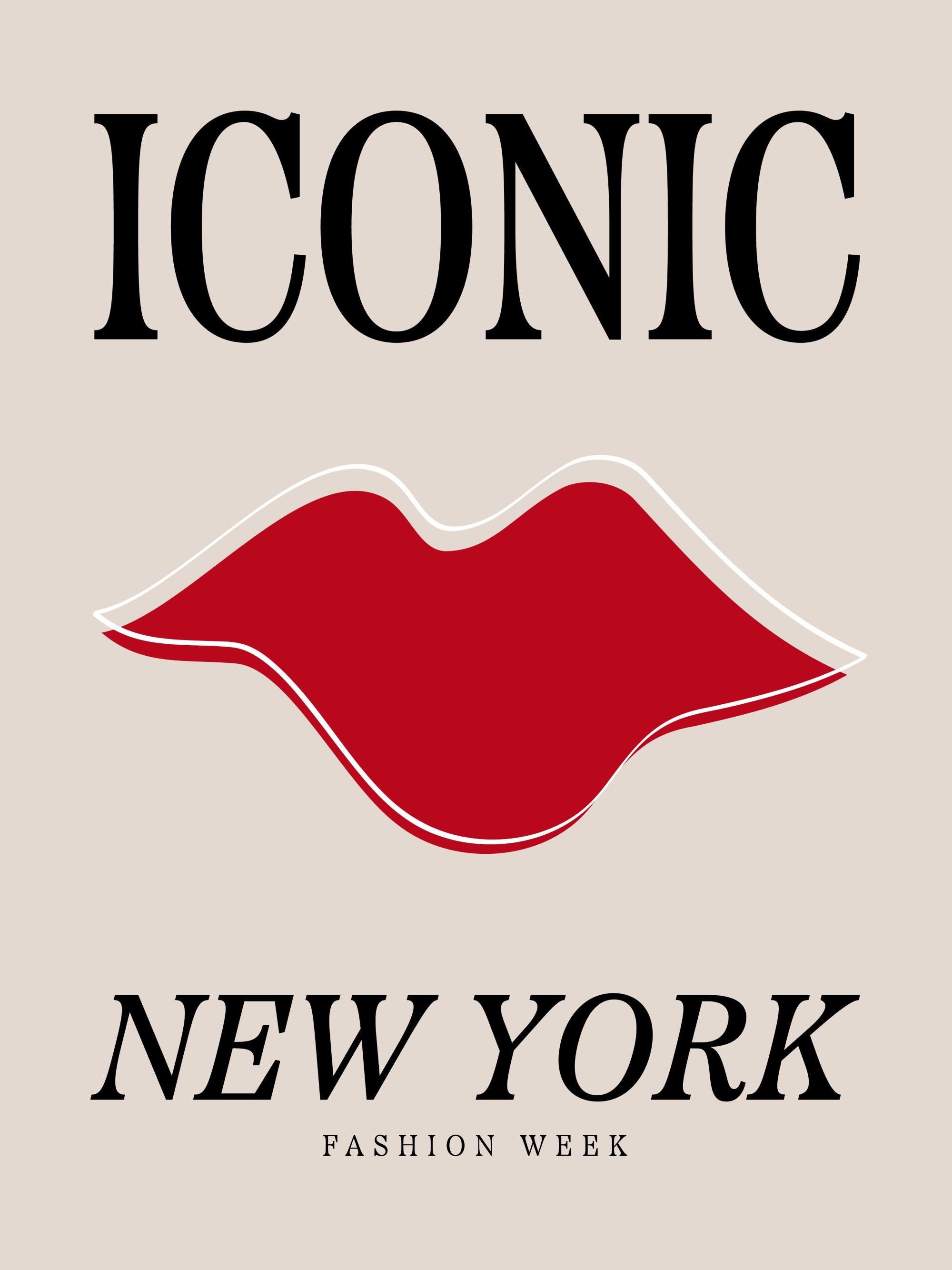 Iconic Lips Print