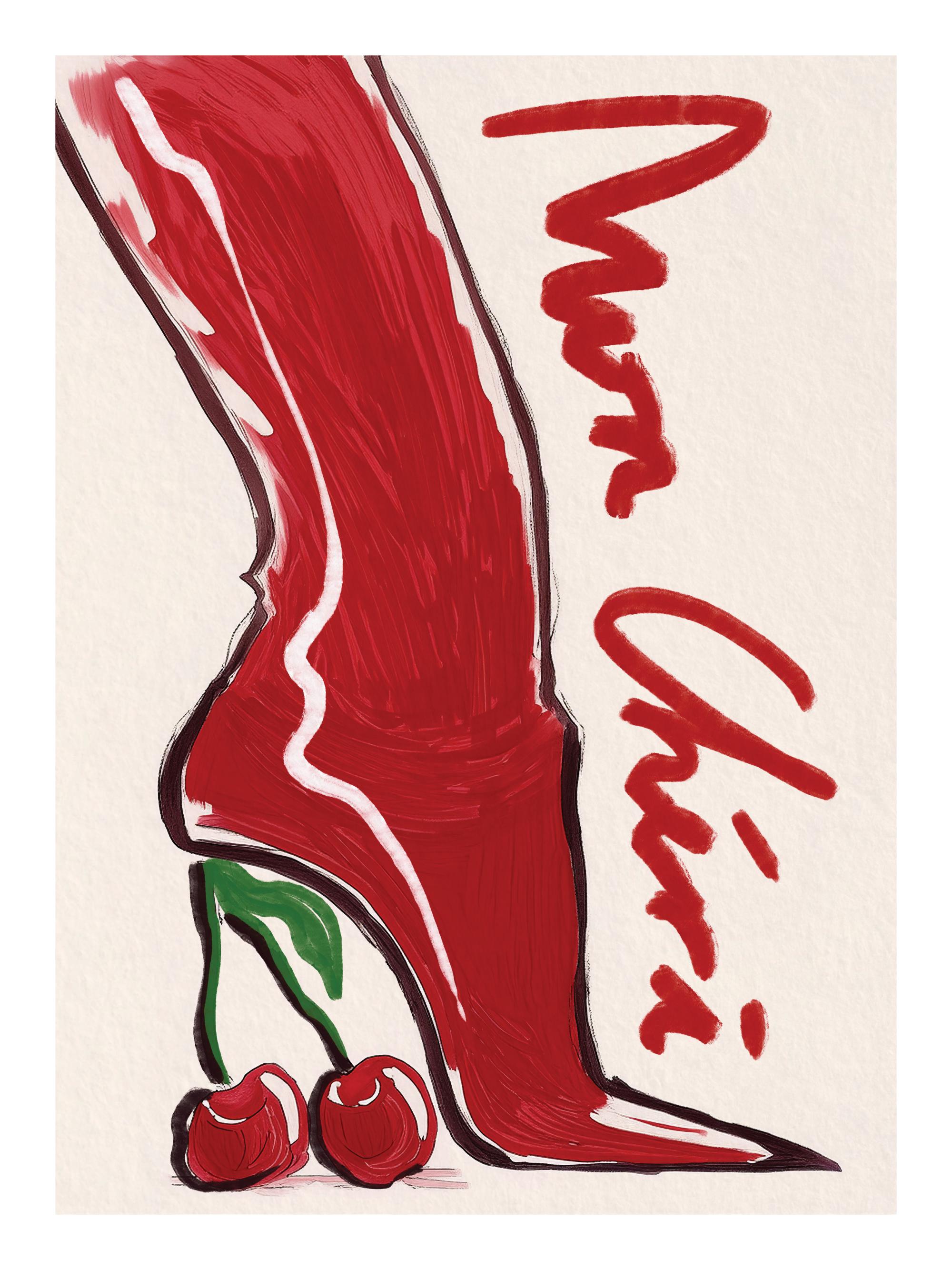 Cherry Heels Print
