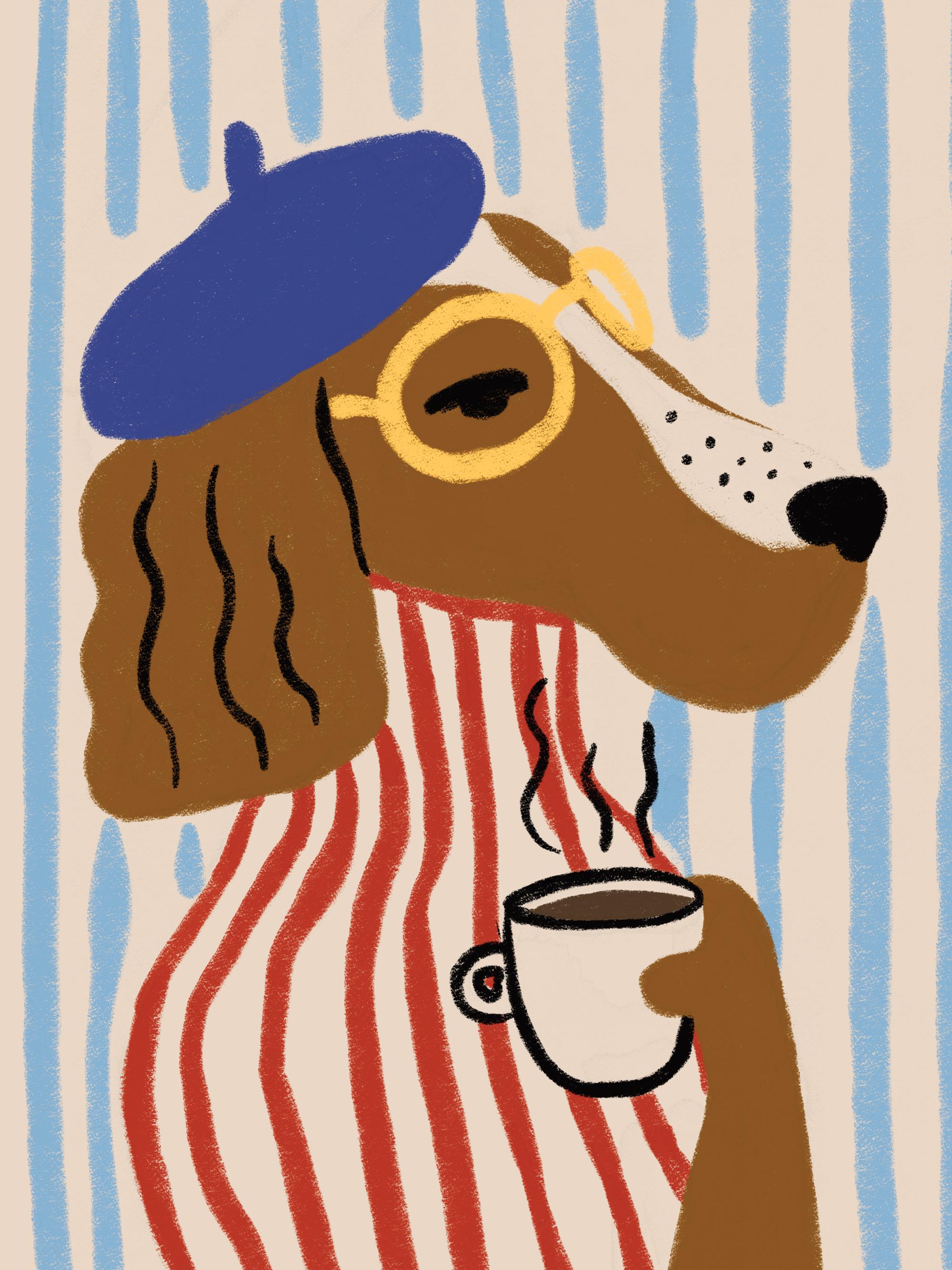 Sophisticated Dog Print