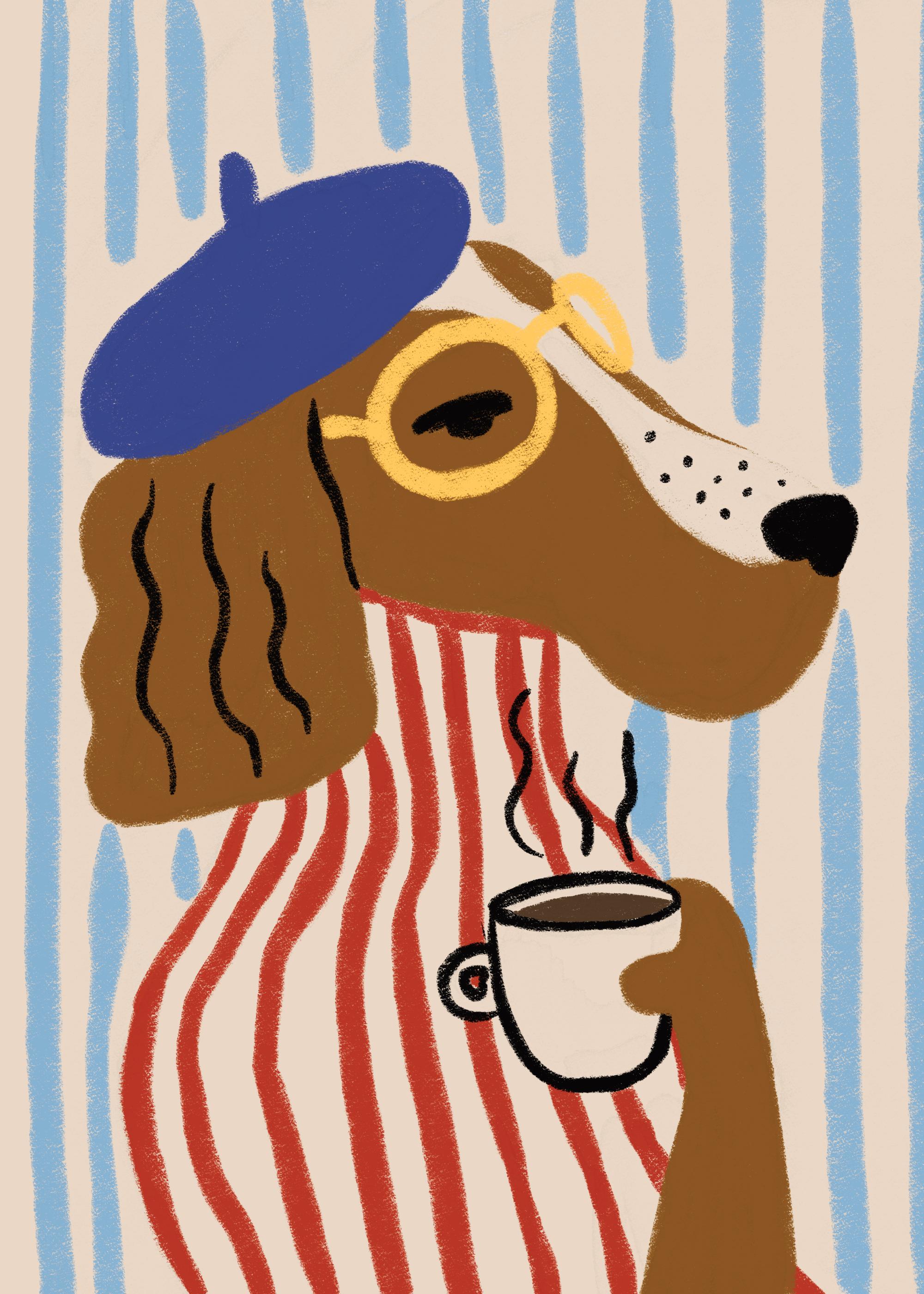 Sophisticated Dog Print