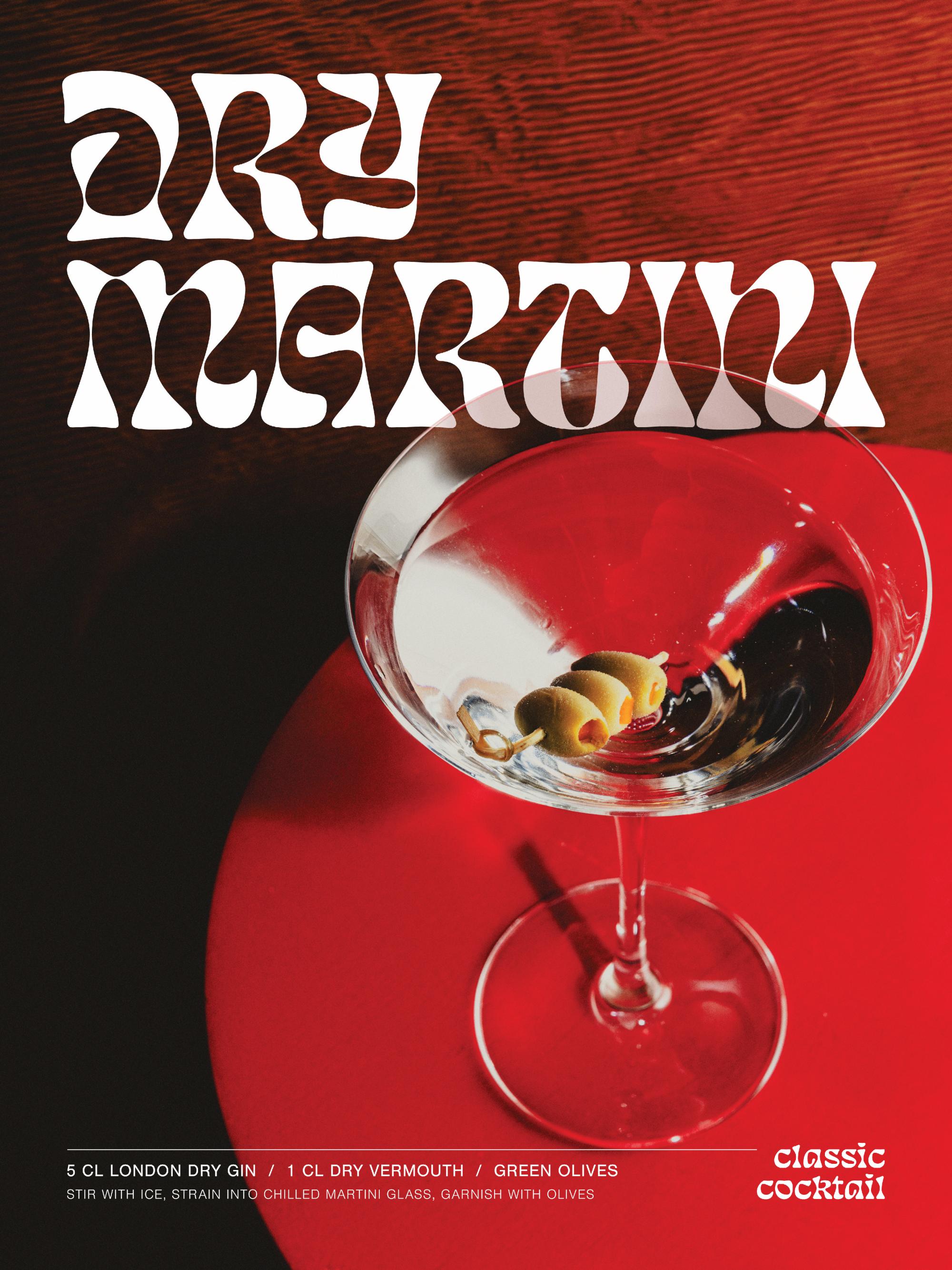 Dry Martini Print