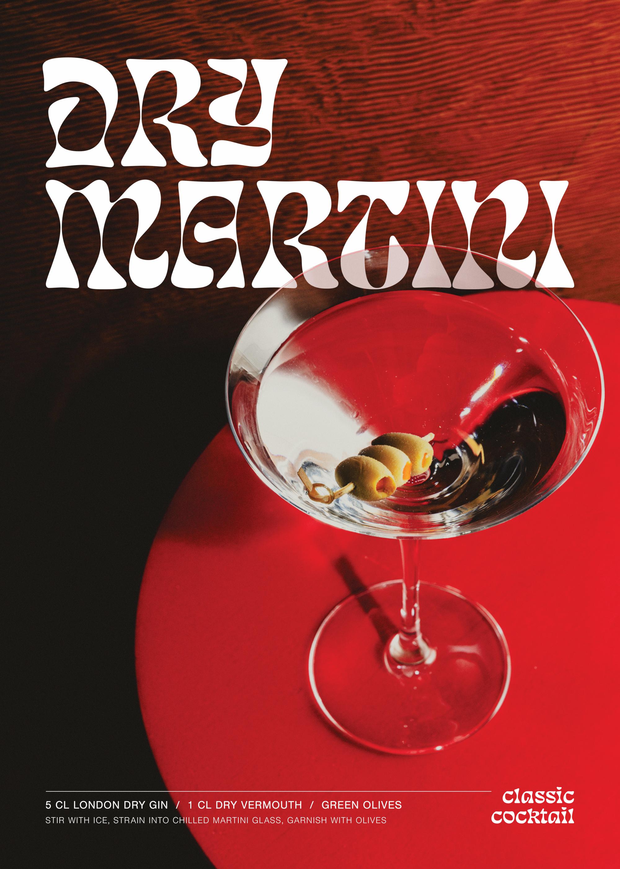 Dry Martini Print