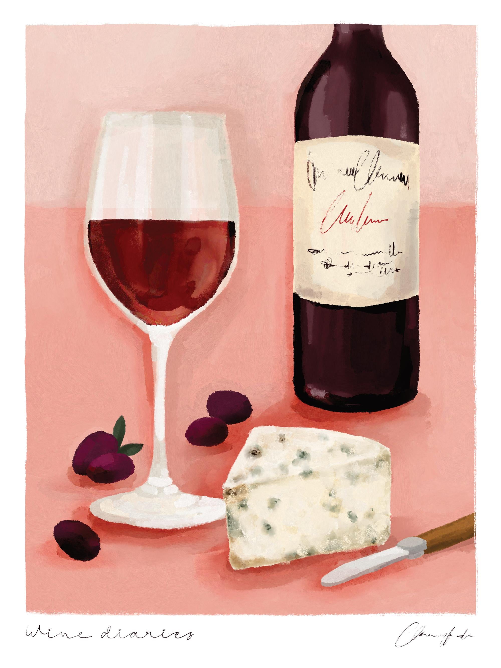 Wine Diaries Print