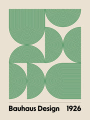 Bauhaus Design Arches Print
