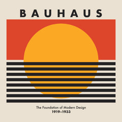 Bauhaus Sunset Print