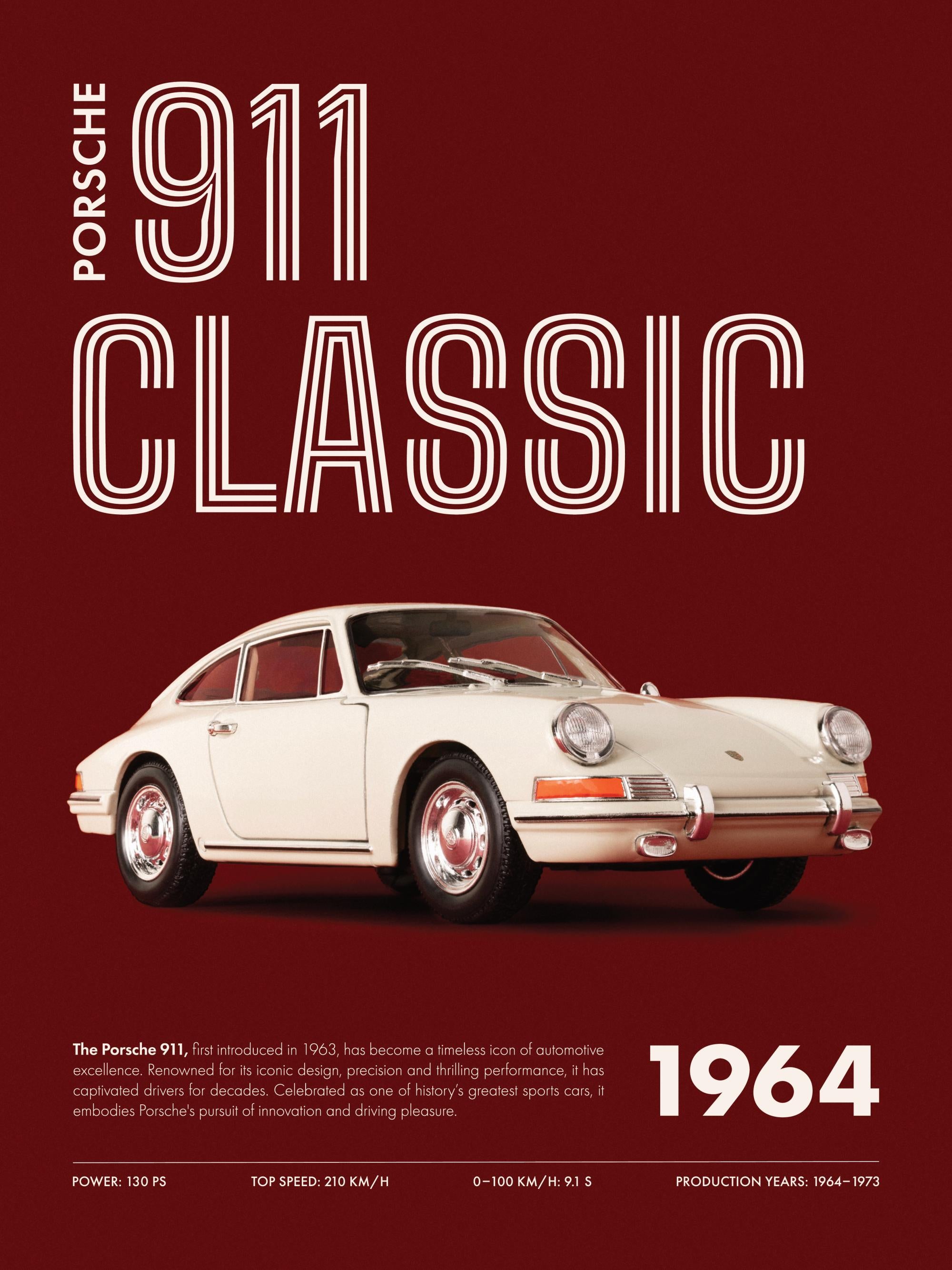 911 Classic Red Print