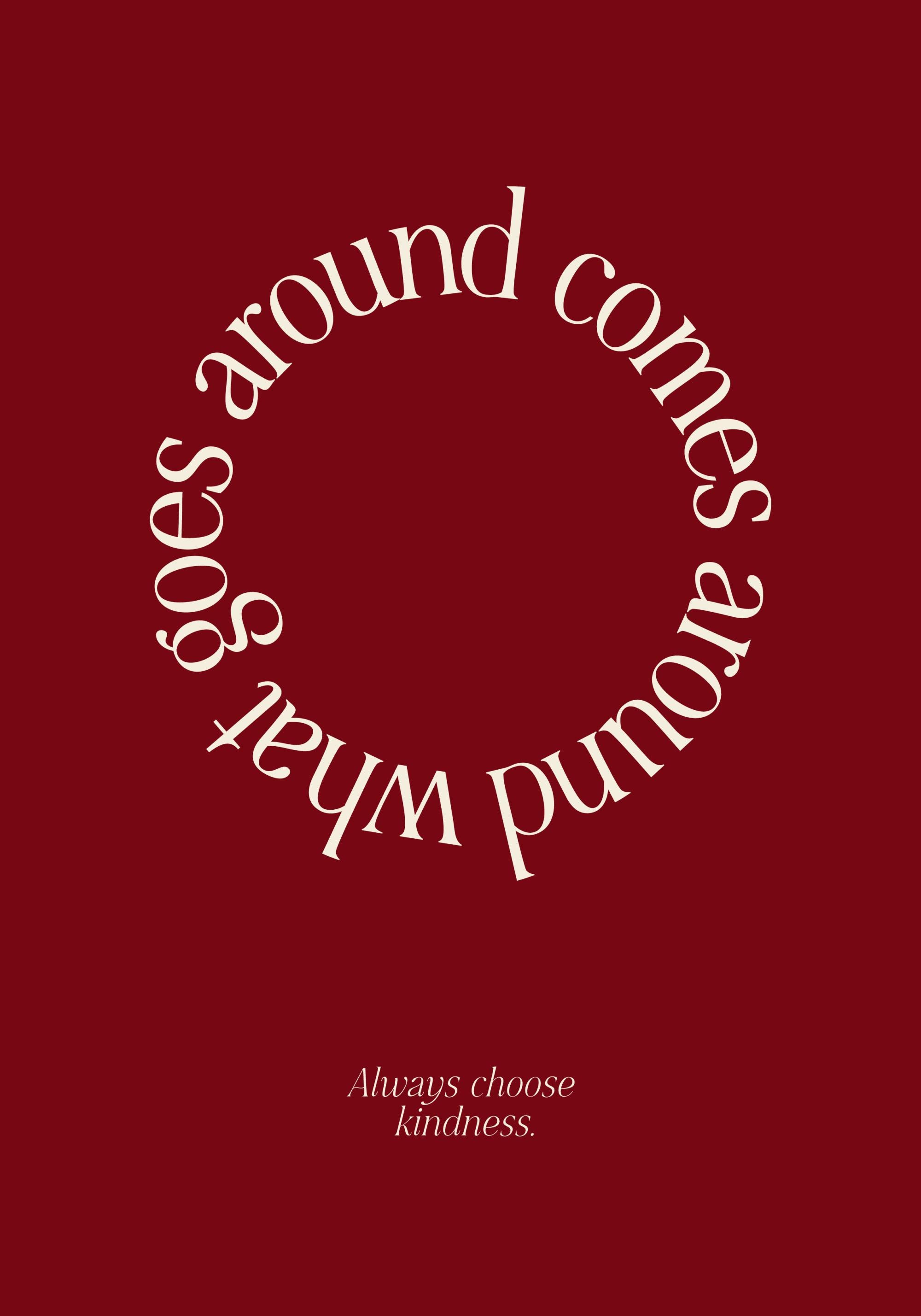 Always Choose Kindness Print