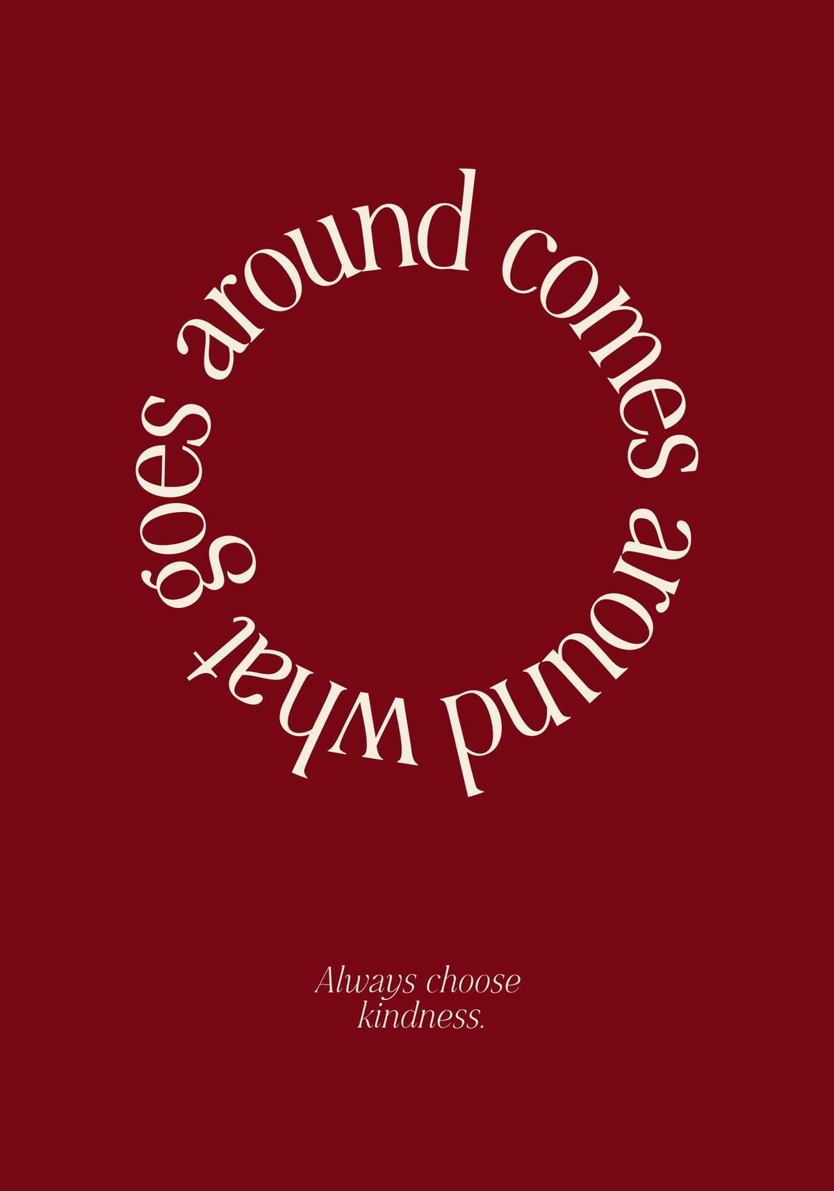Always Choose Kindness Print