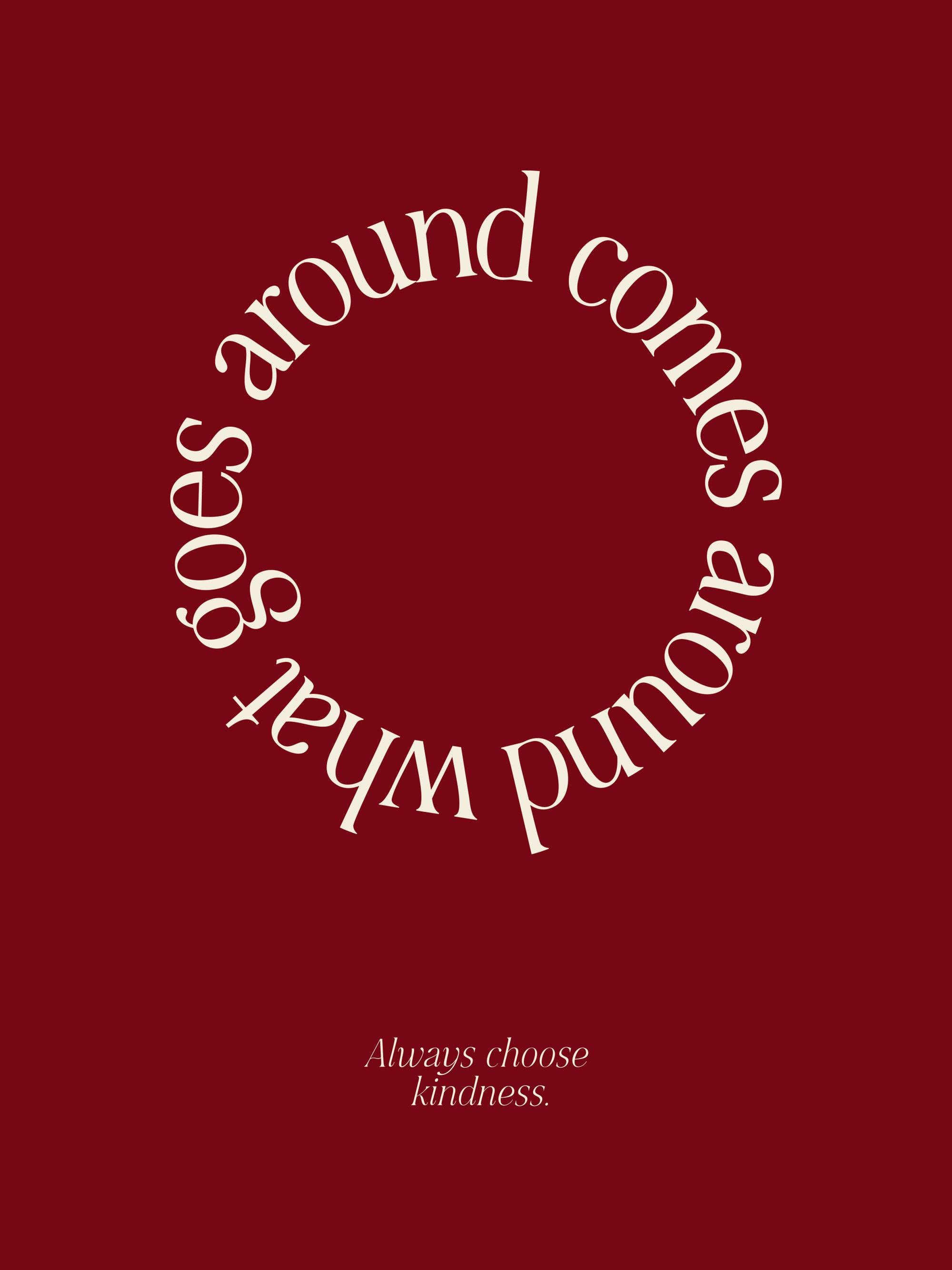 Always Choose Kindness Print