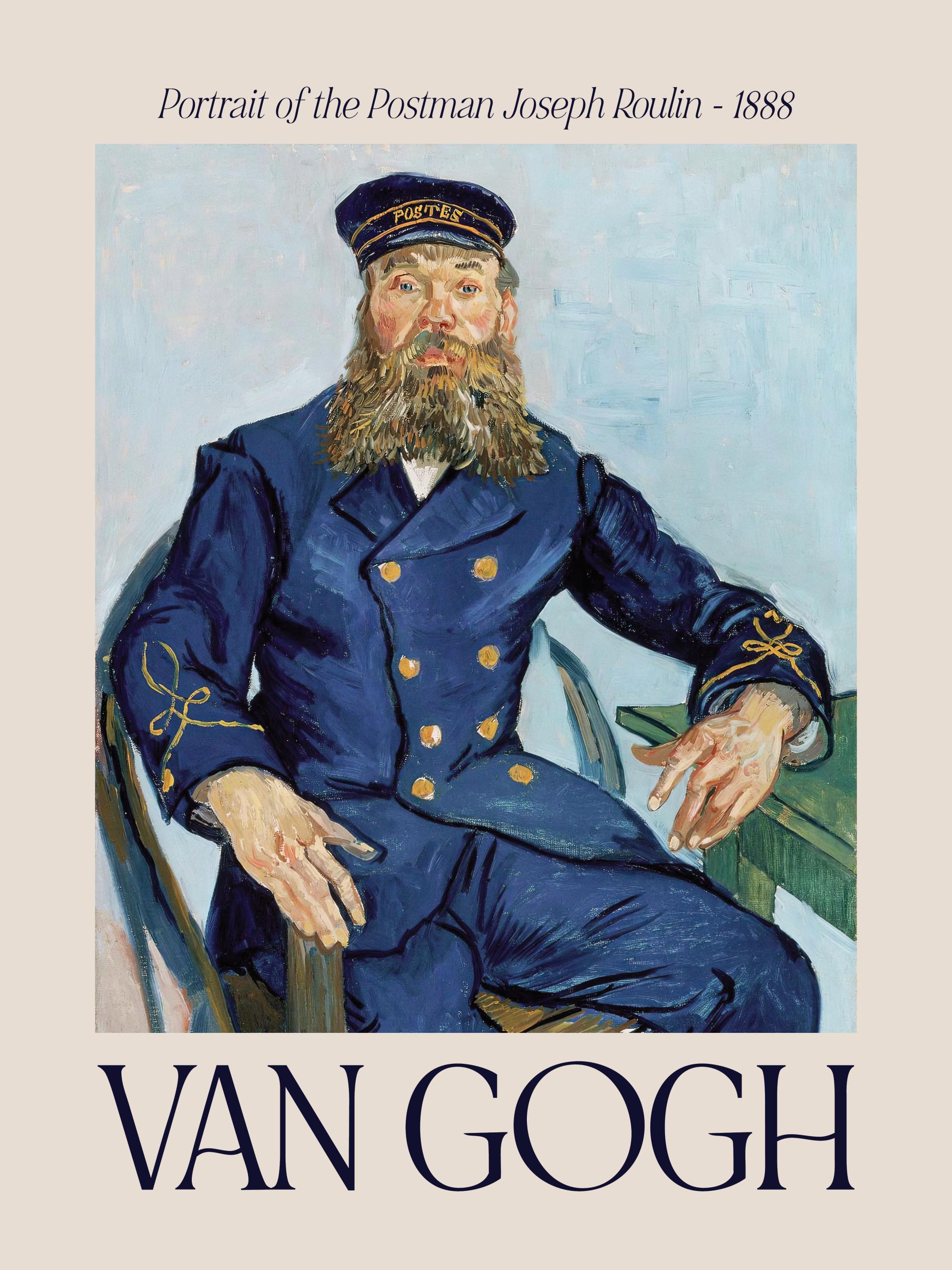 Van Gogh - Portrait of the Postman Joseph Roulin Print