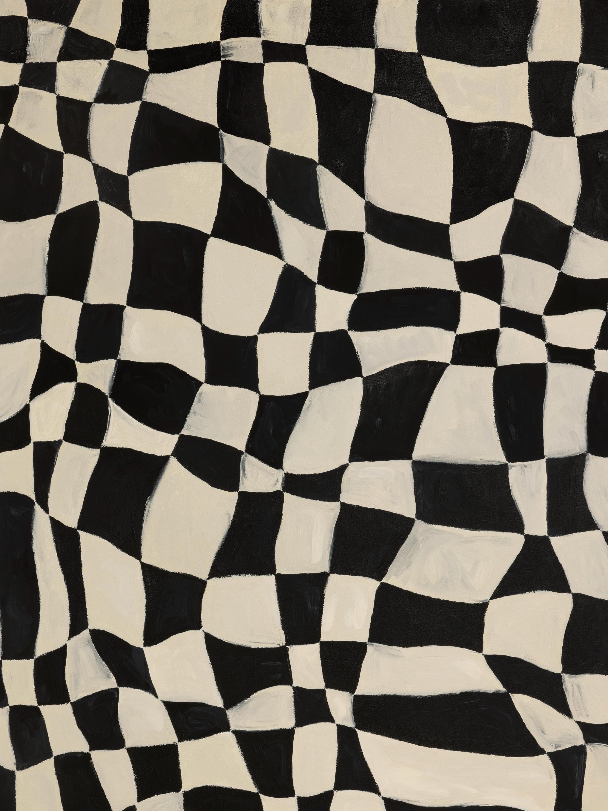 Checkers in Wonderland Print