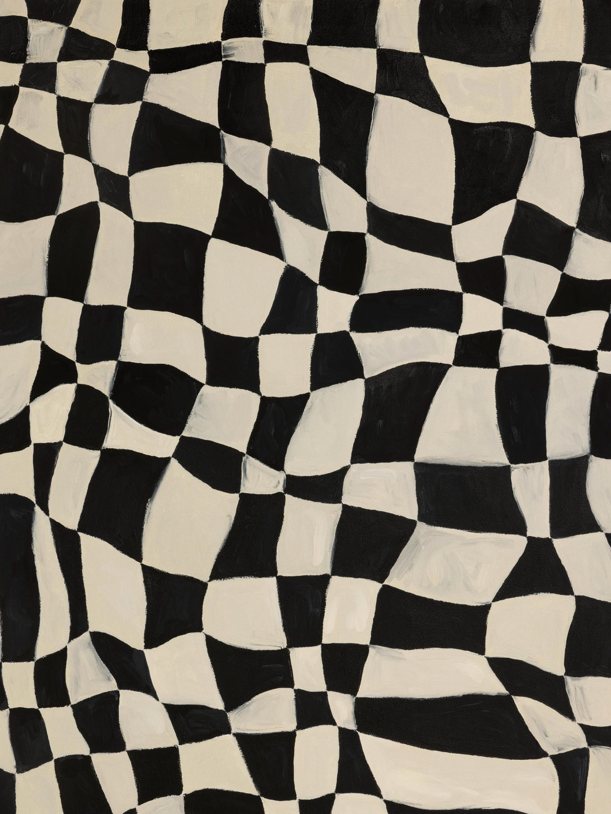 Checkers in Wonderland Print