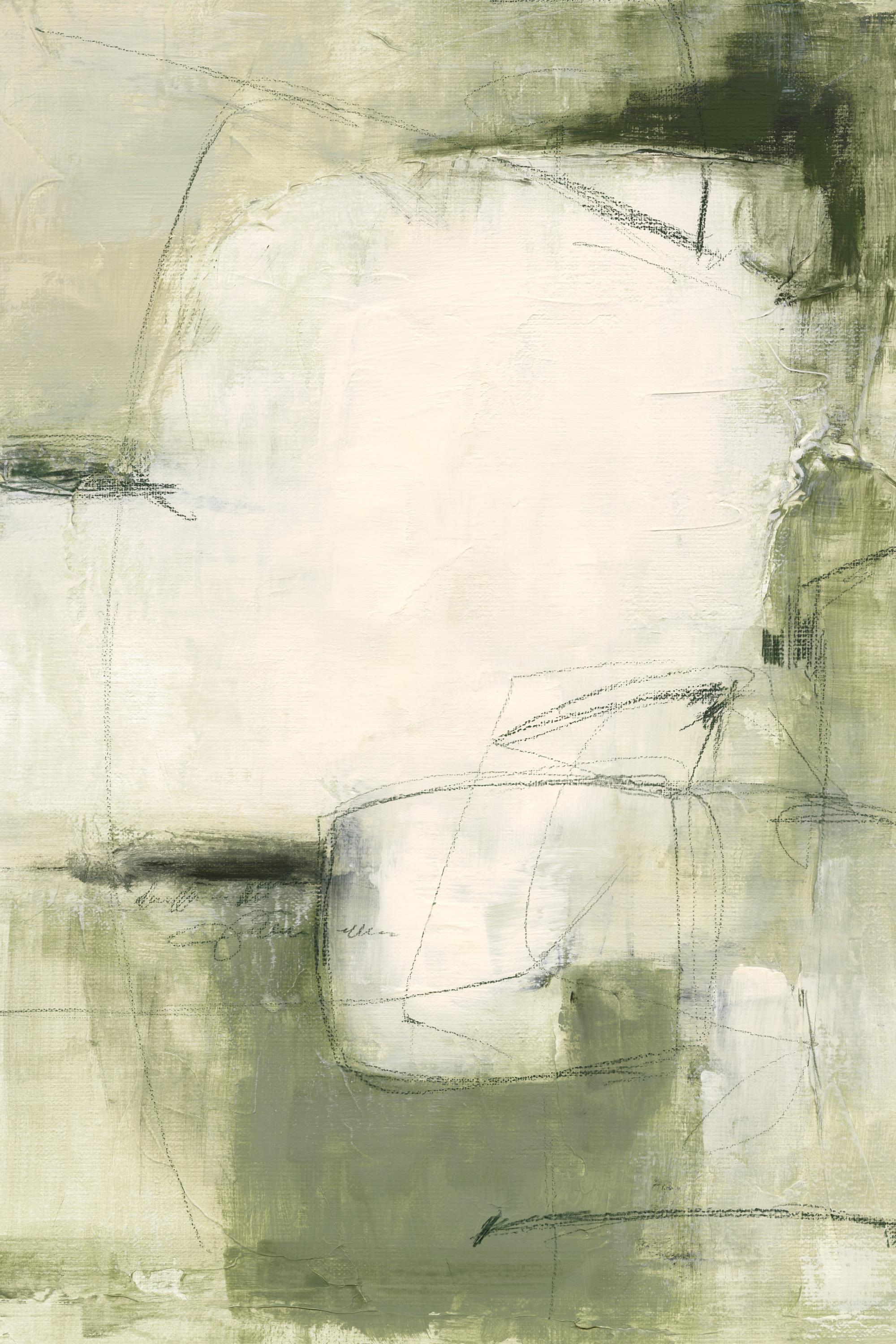 Contemporary Greens No2 Print