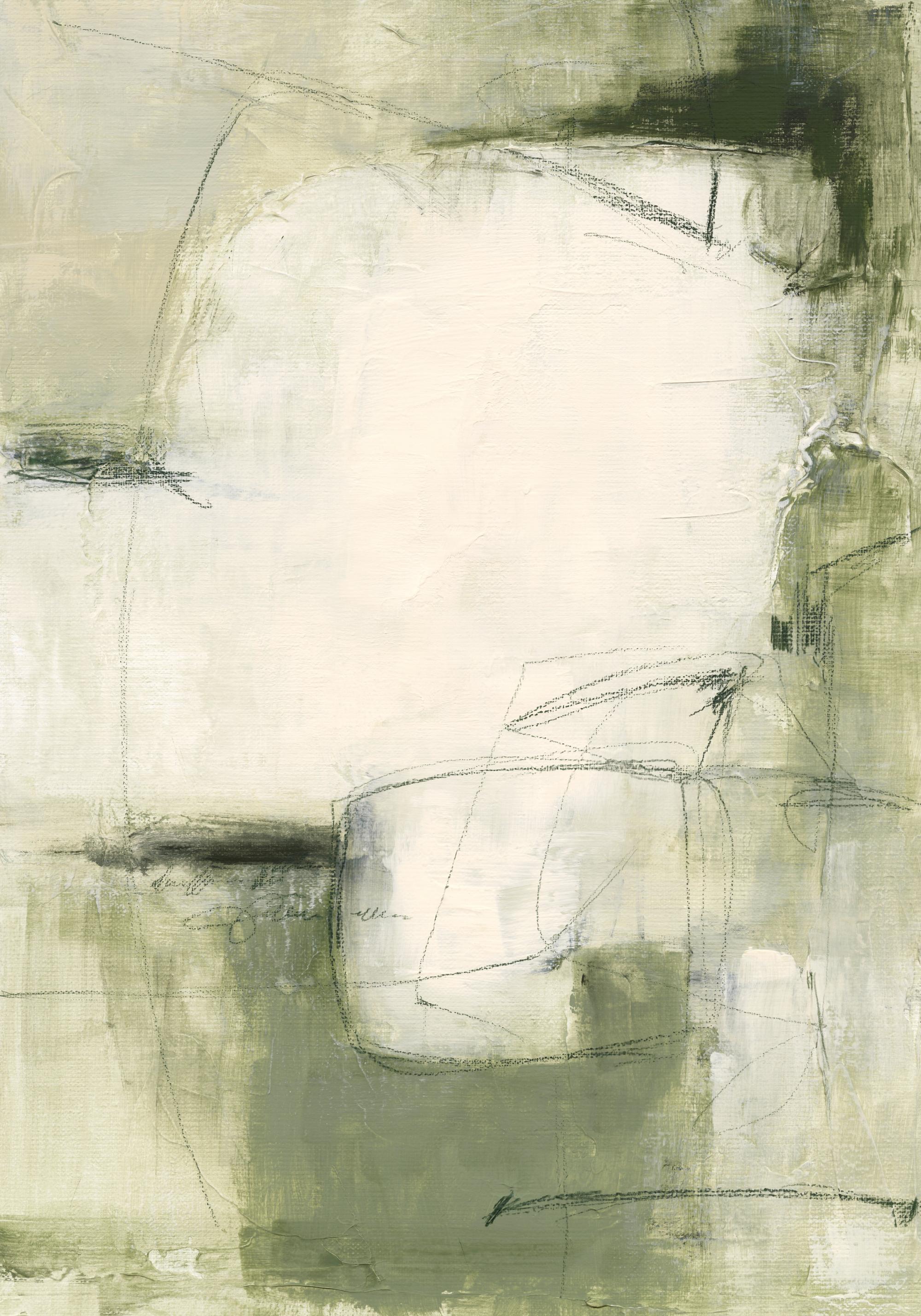 Contemporary Greens No2 Print