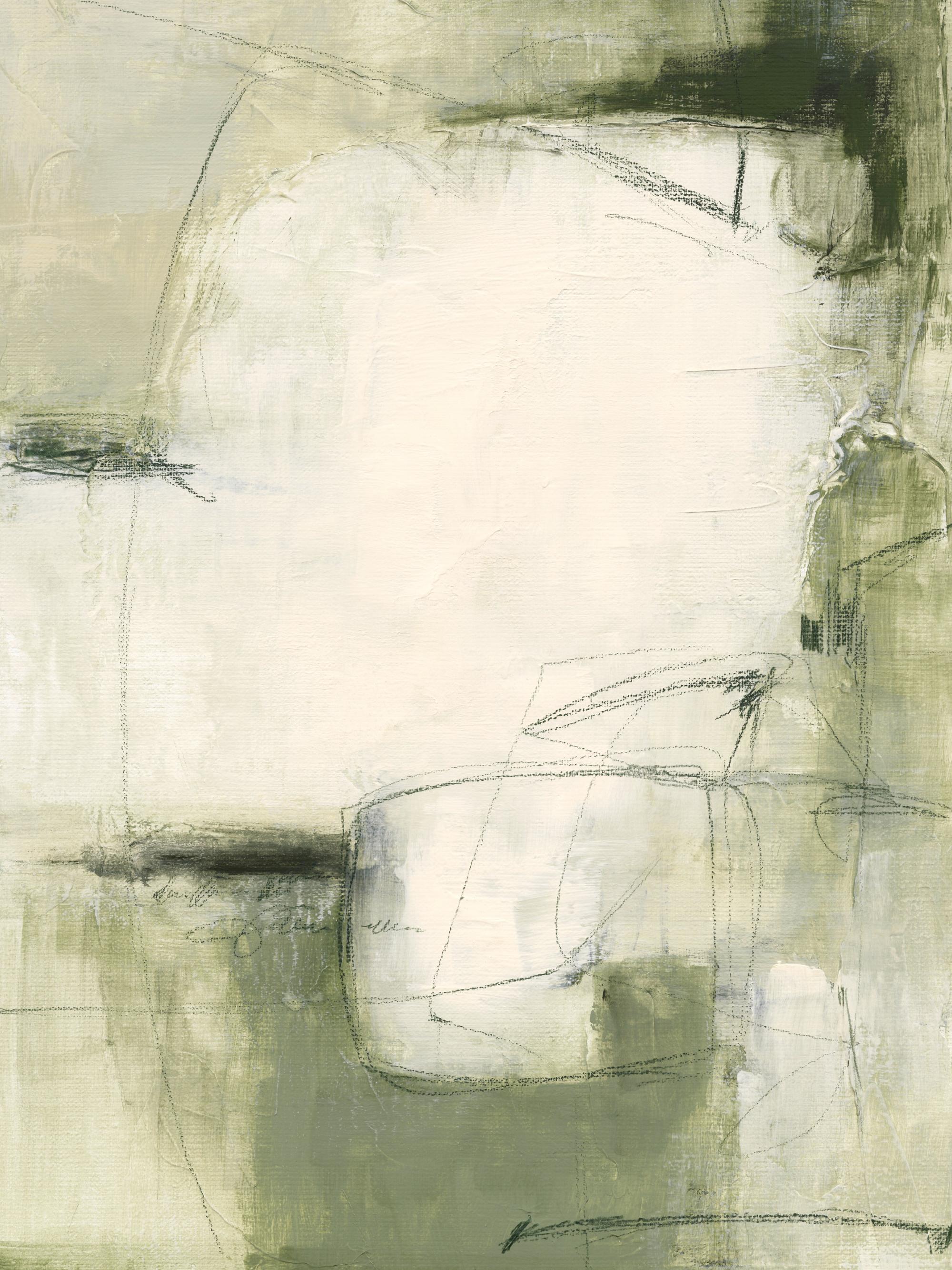 Contemporary Greens No2 Print