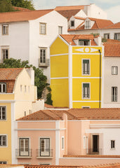 Pastel Facades Print