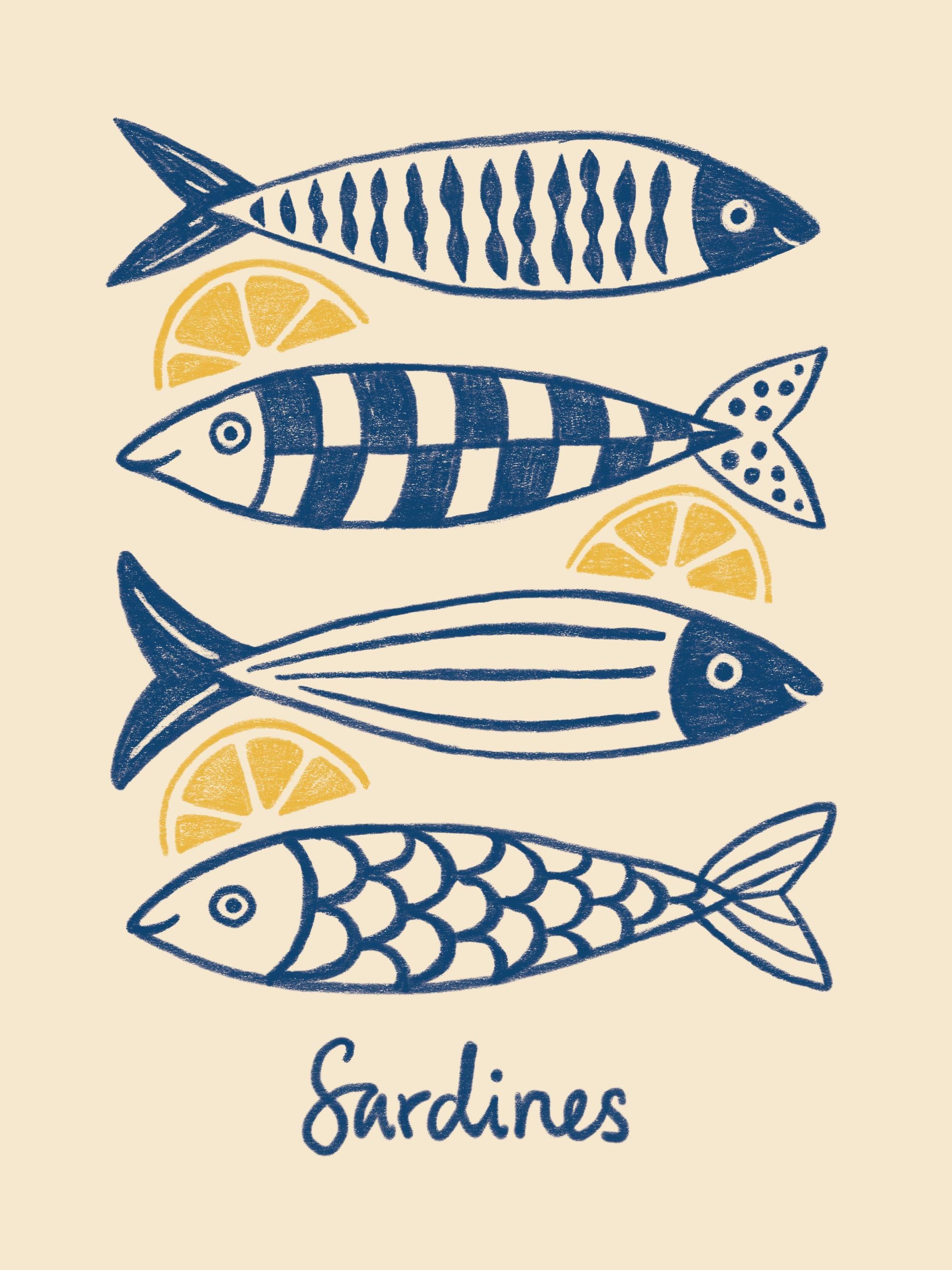 Sardines Print