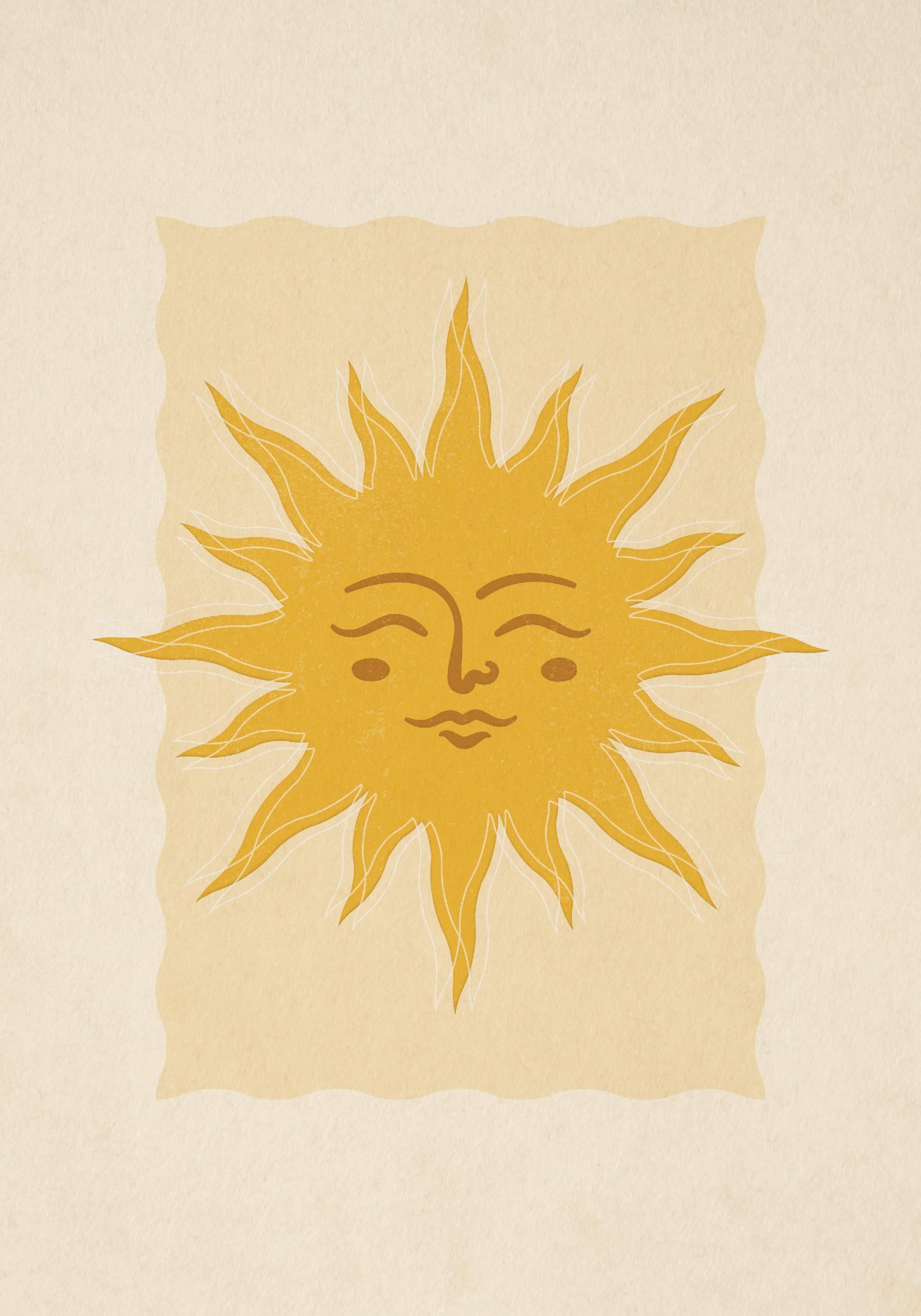 Warming Sun Print