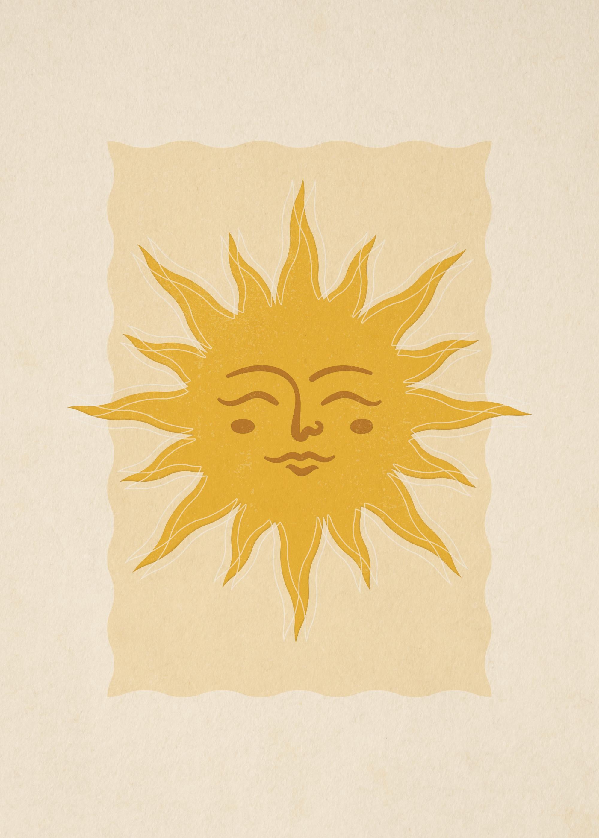 Warming Sun Print