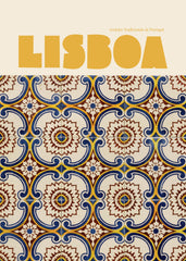 Azulejos de Lisboa Print