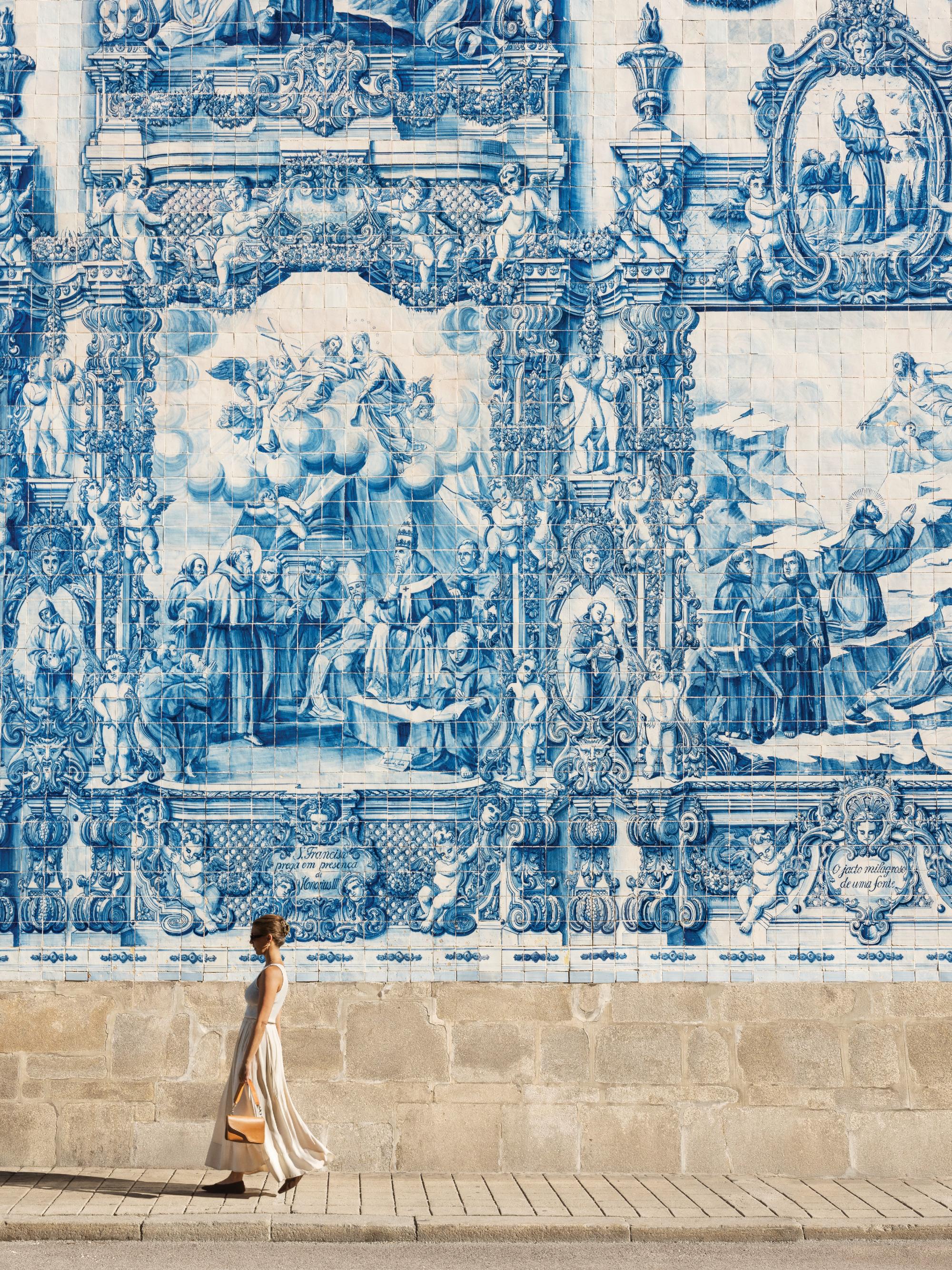 Azulejo Walk Print