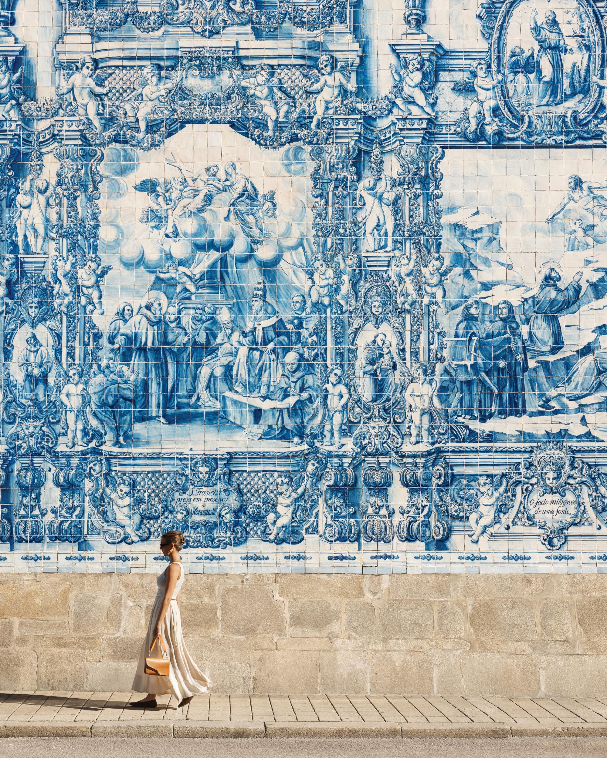 Azulejo Walk Print