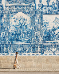 Azulejo Walk Print