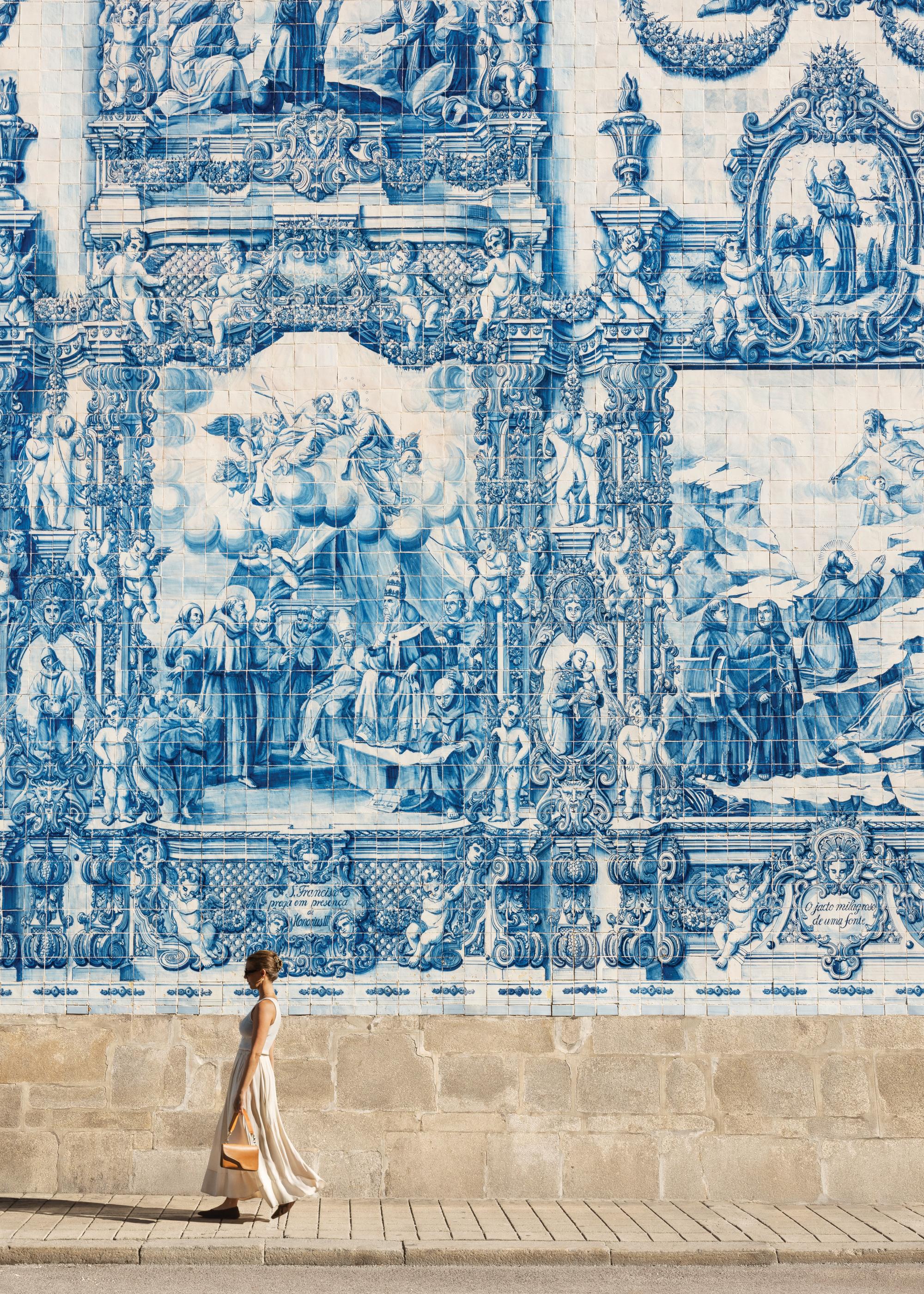 Azulejo Walk Print